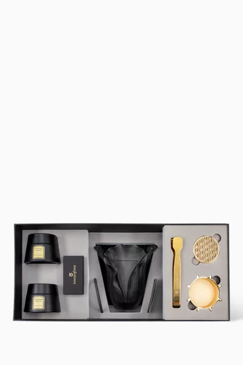 5-Piece Cabbage Burner Gift Set, Grey