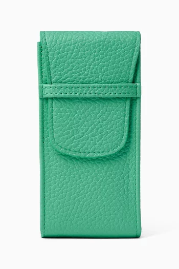 Portobello Watch Pouch in Grained Leather