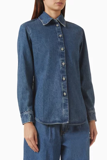 Sculpted Shirt in Denim
