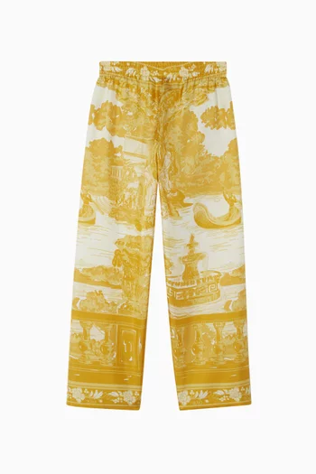Grotto Pants in Silk Twill
