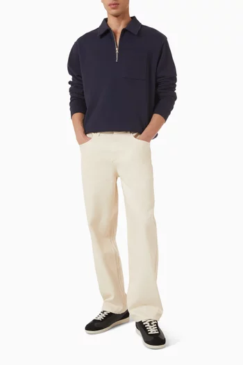 Reeve Quarter-zip Sweatshirt in Cotton Loopback