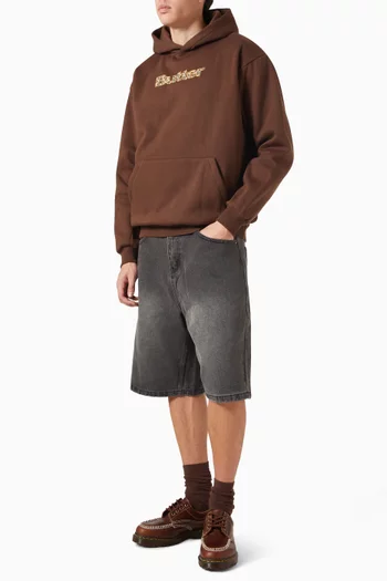 Leopard-logo Hoodie