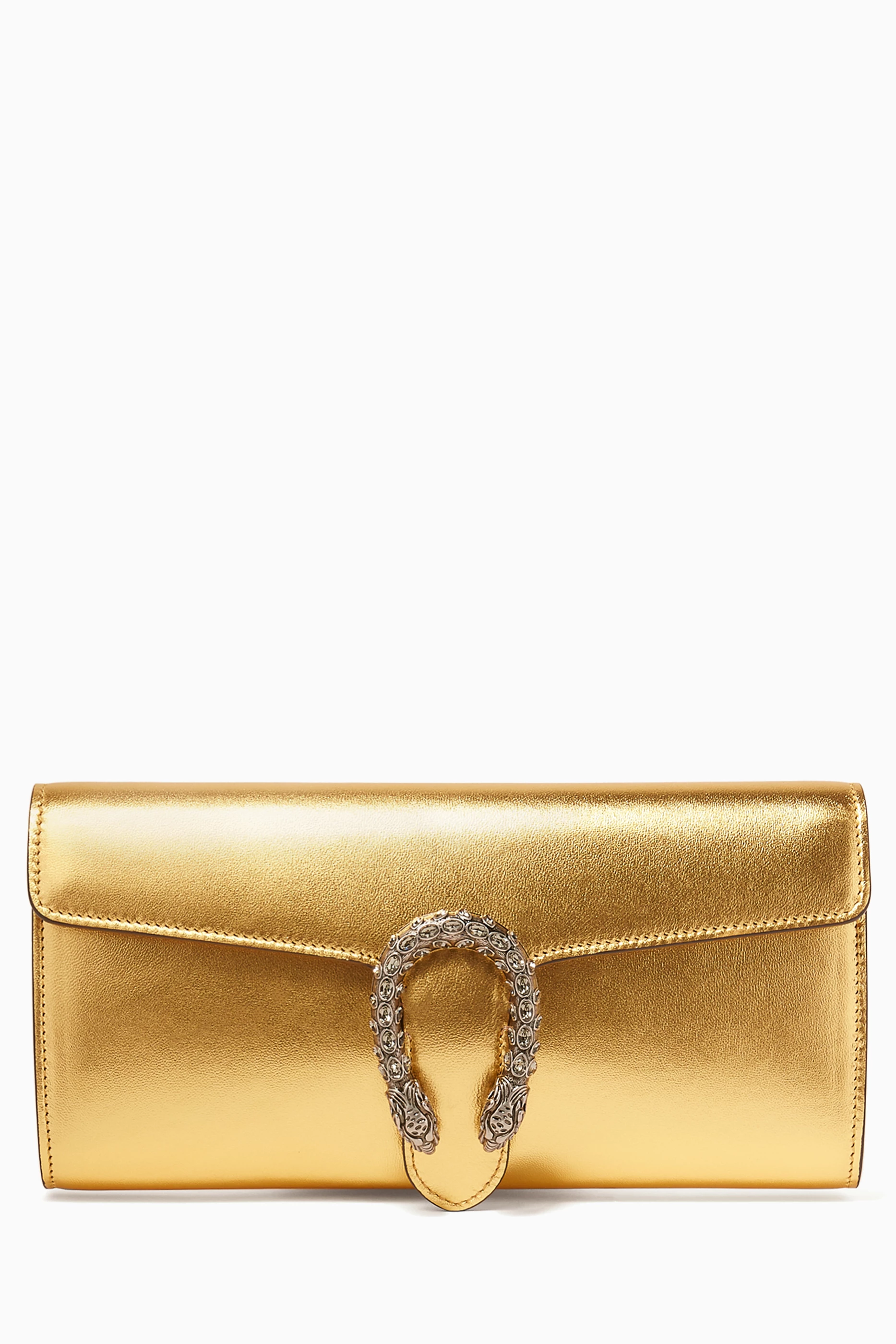 Gucci gold clutch on sale