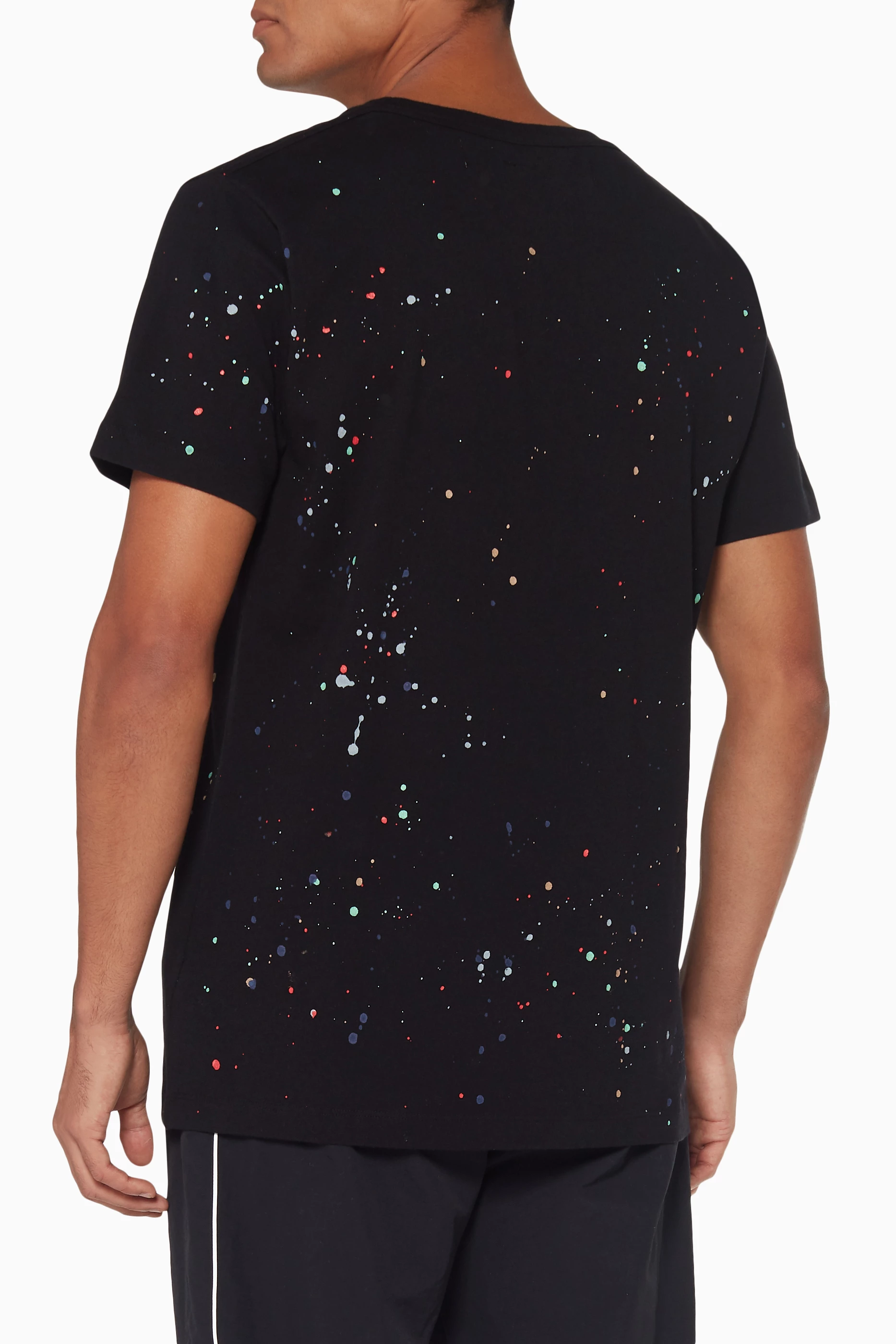 Off white paint splatter t shirt sale