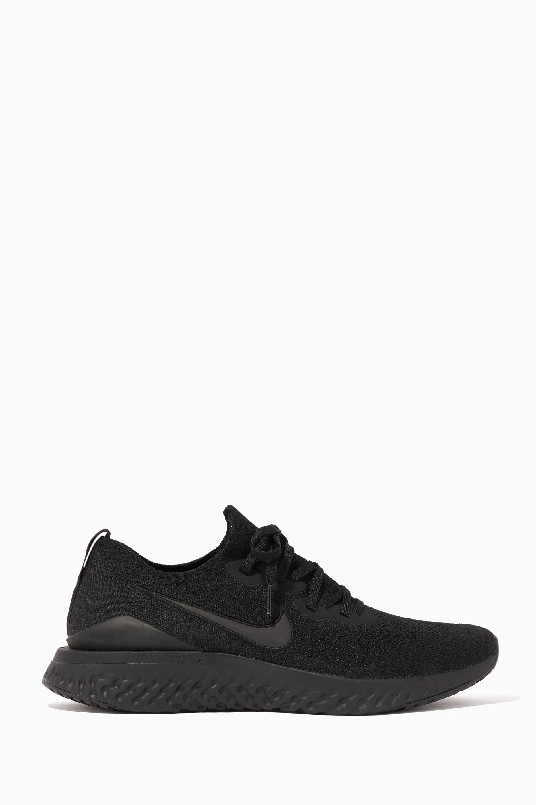 Epic react flyknit best sale all black
