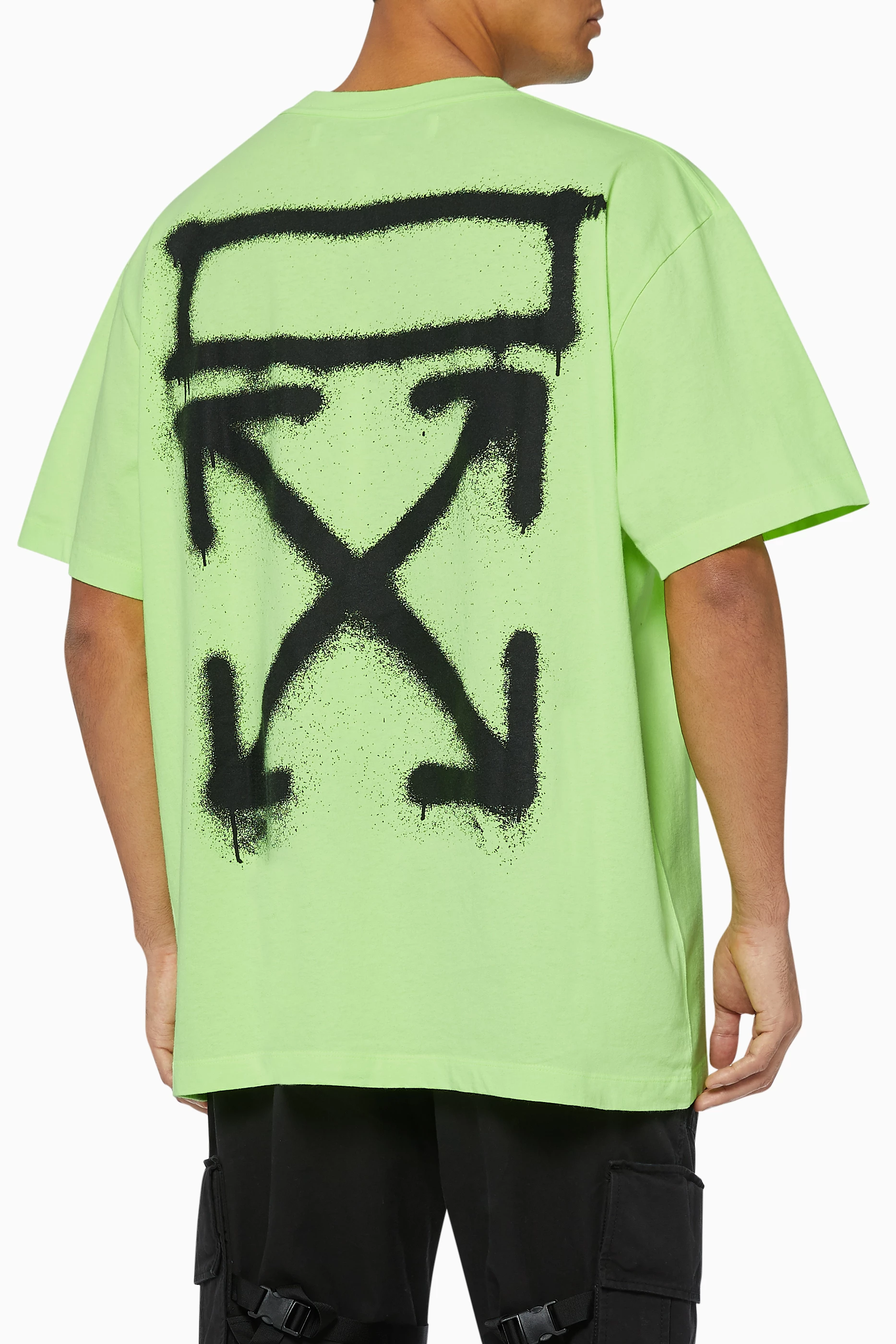 Off white spray paint t shirt online