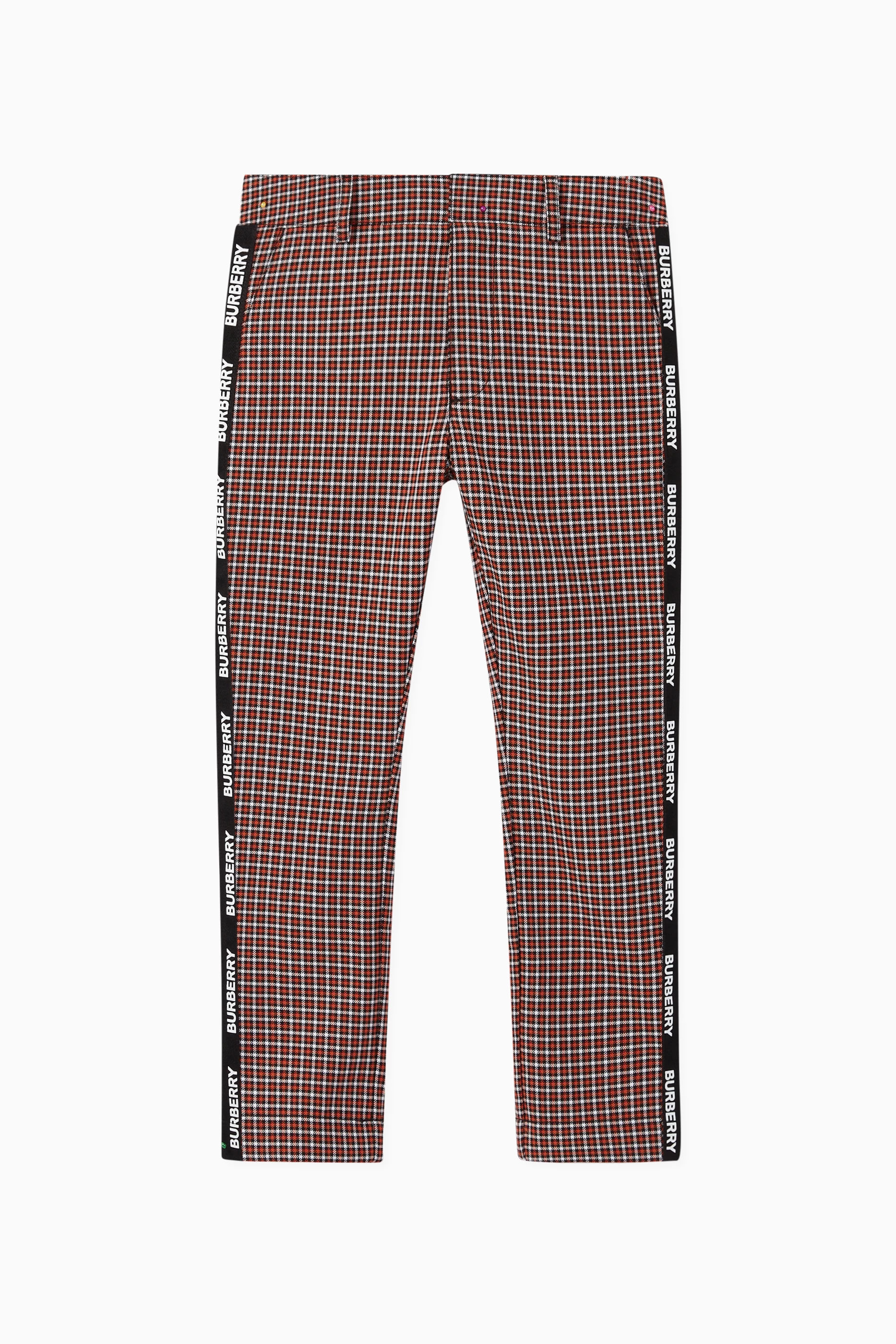 Burberry pants mens red 2025