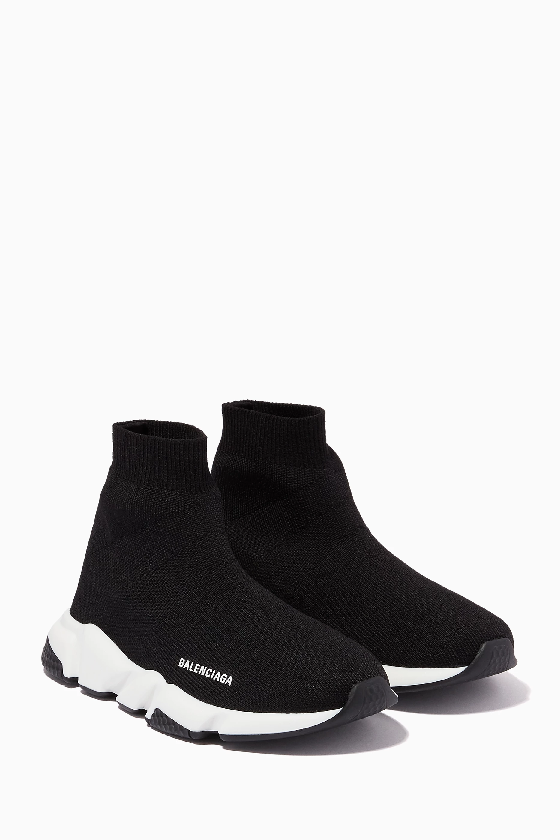 Black balenciaga store sock trainers