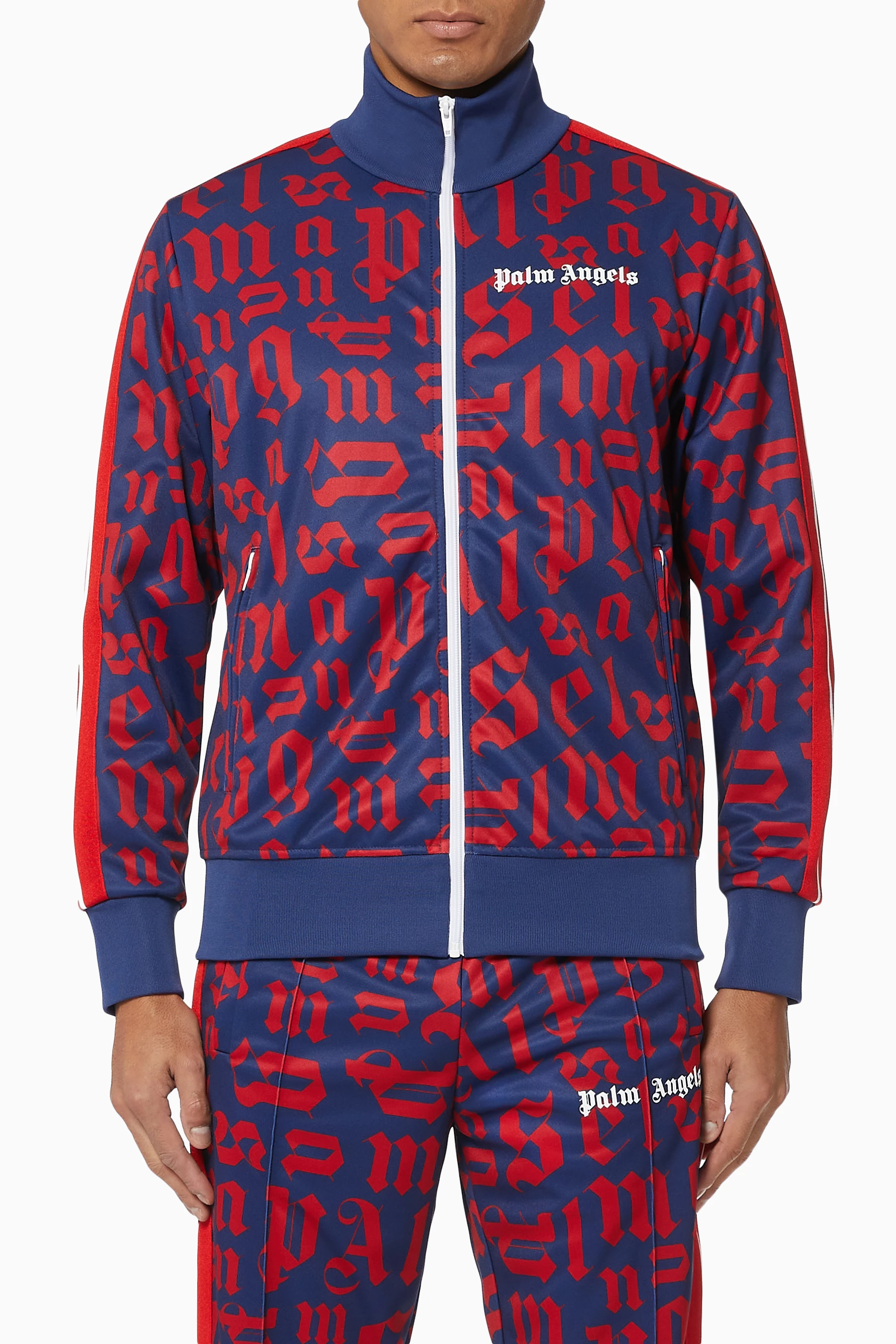 Palm angels sales monogram track jacket