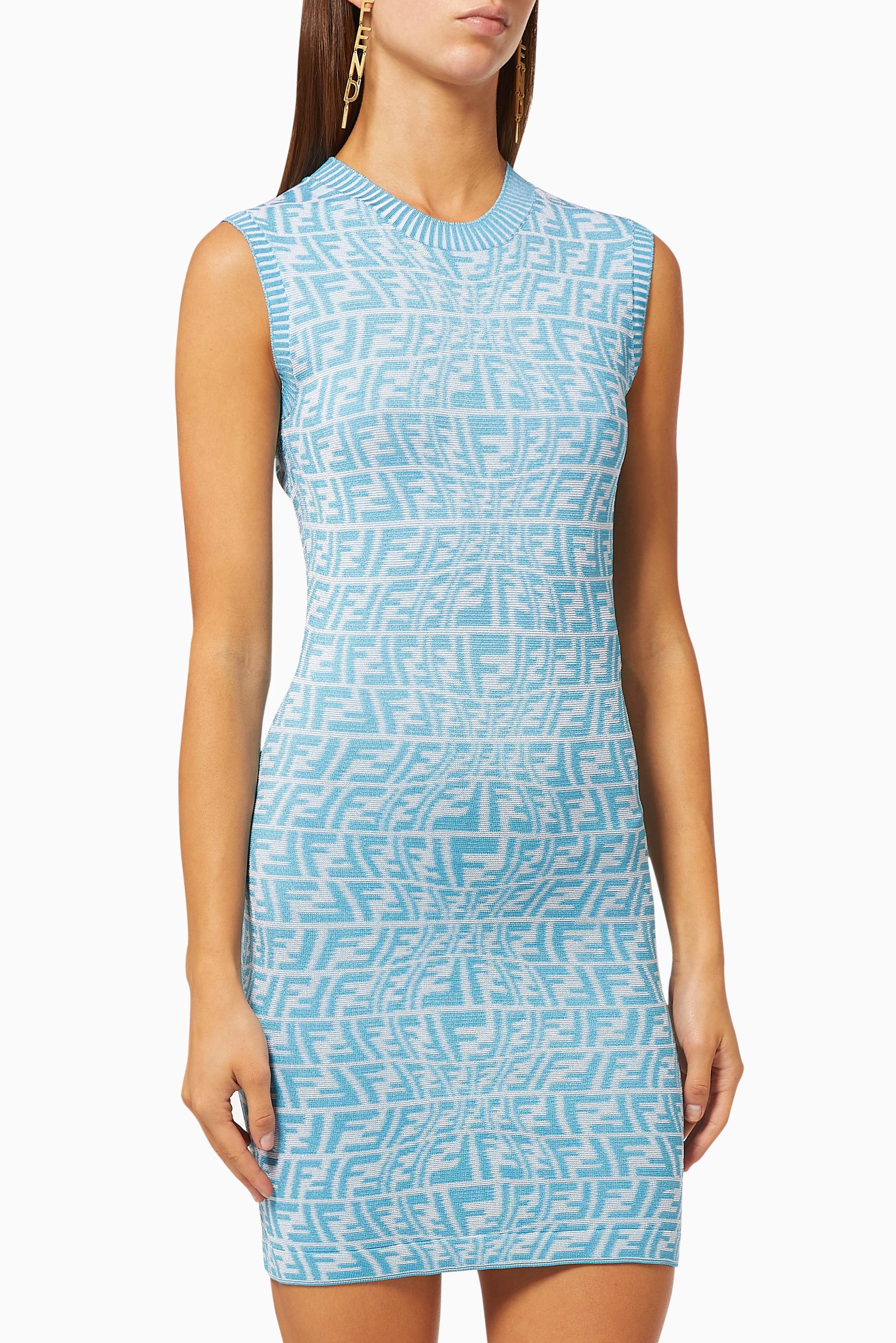 Blue fendi dress discount
