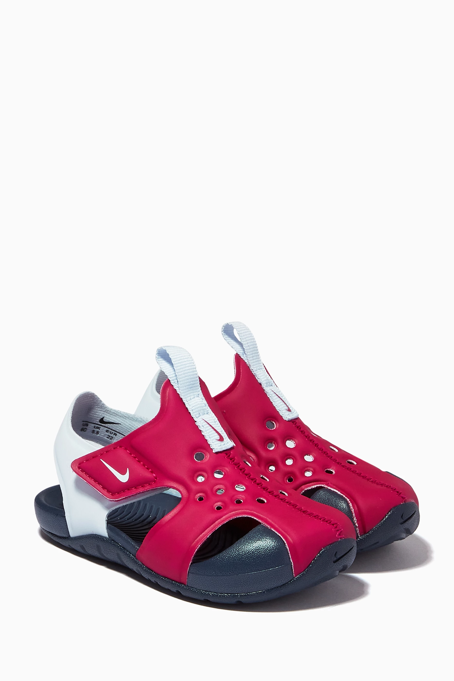 Nike sunray protect clearance 2 pink and white