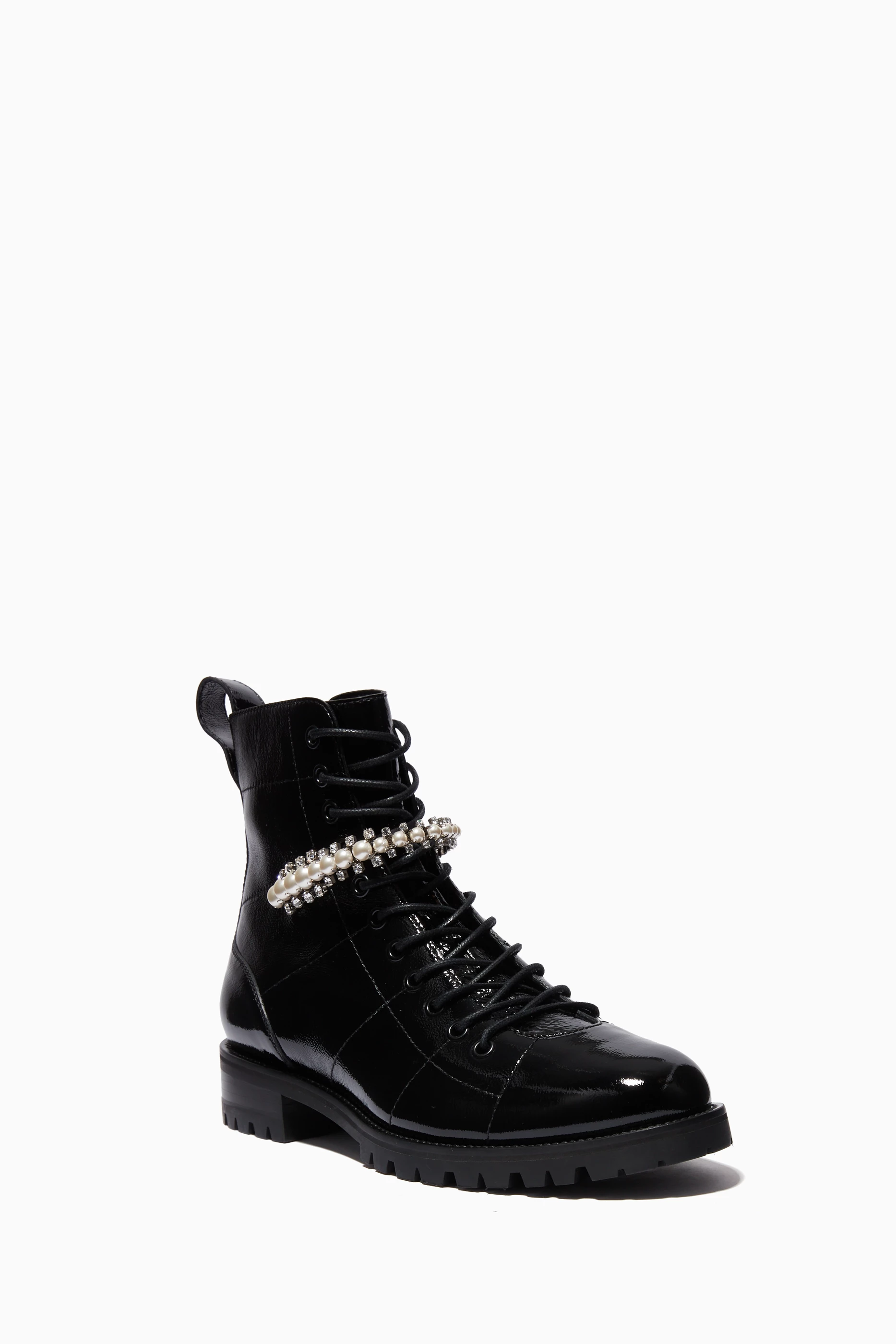 Jimmy choo cruz combat boots 2025