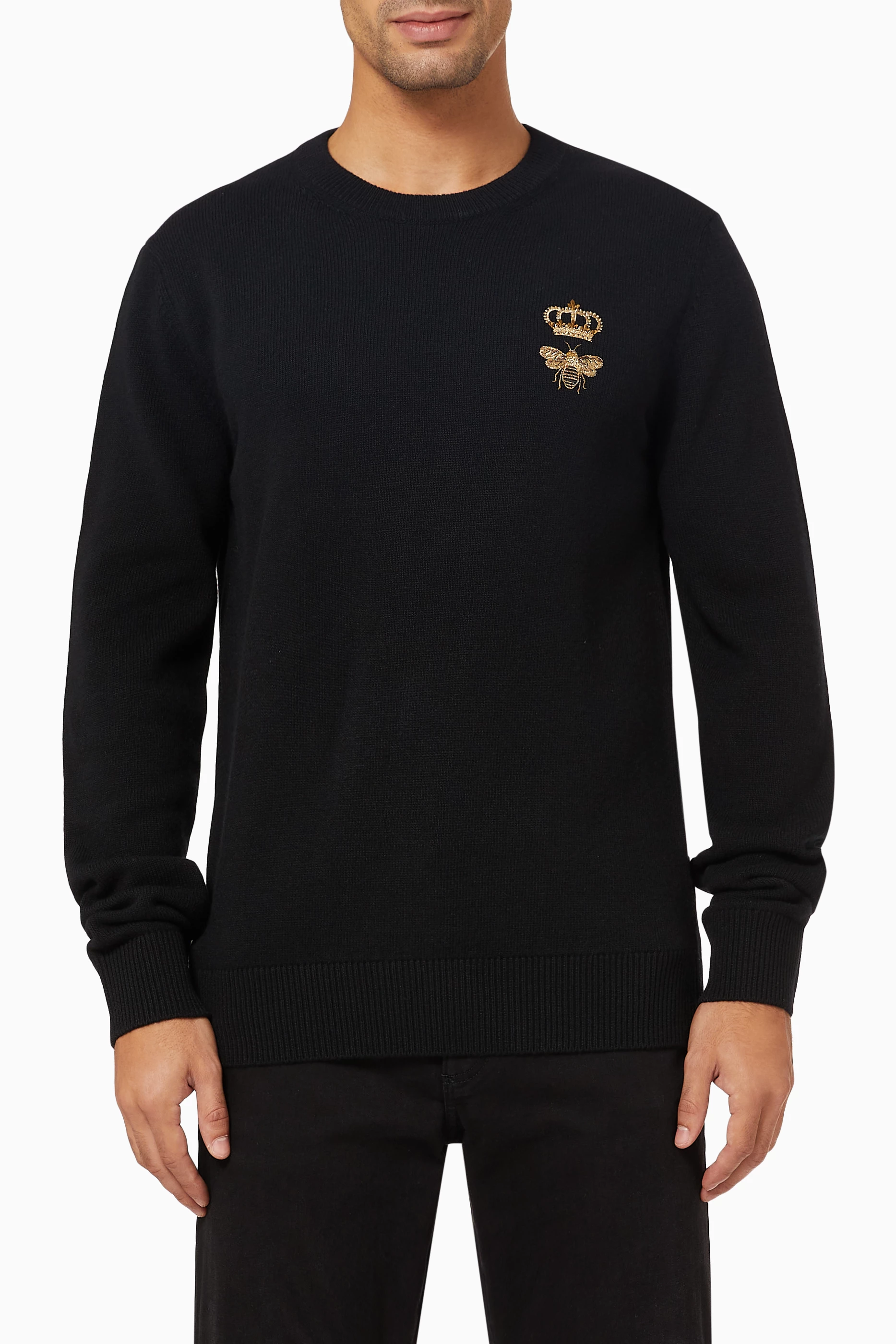 Dolce and gabbana crown sweatshirt discount