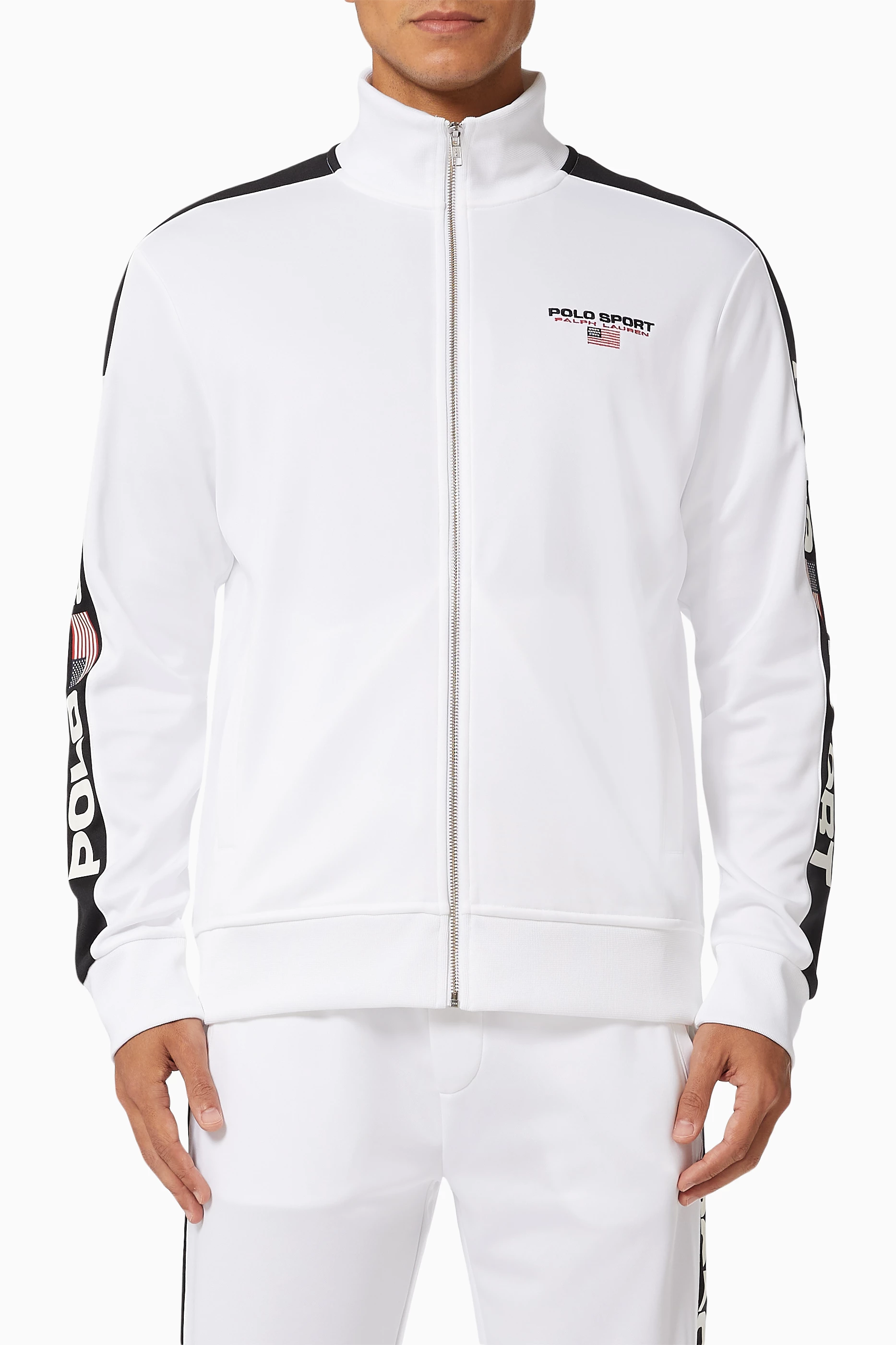 Polo jacket white online