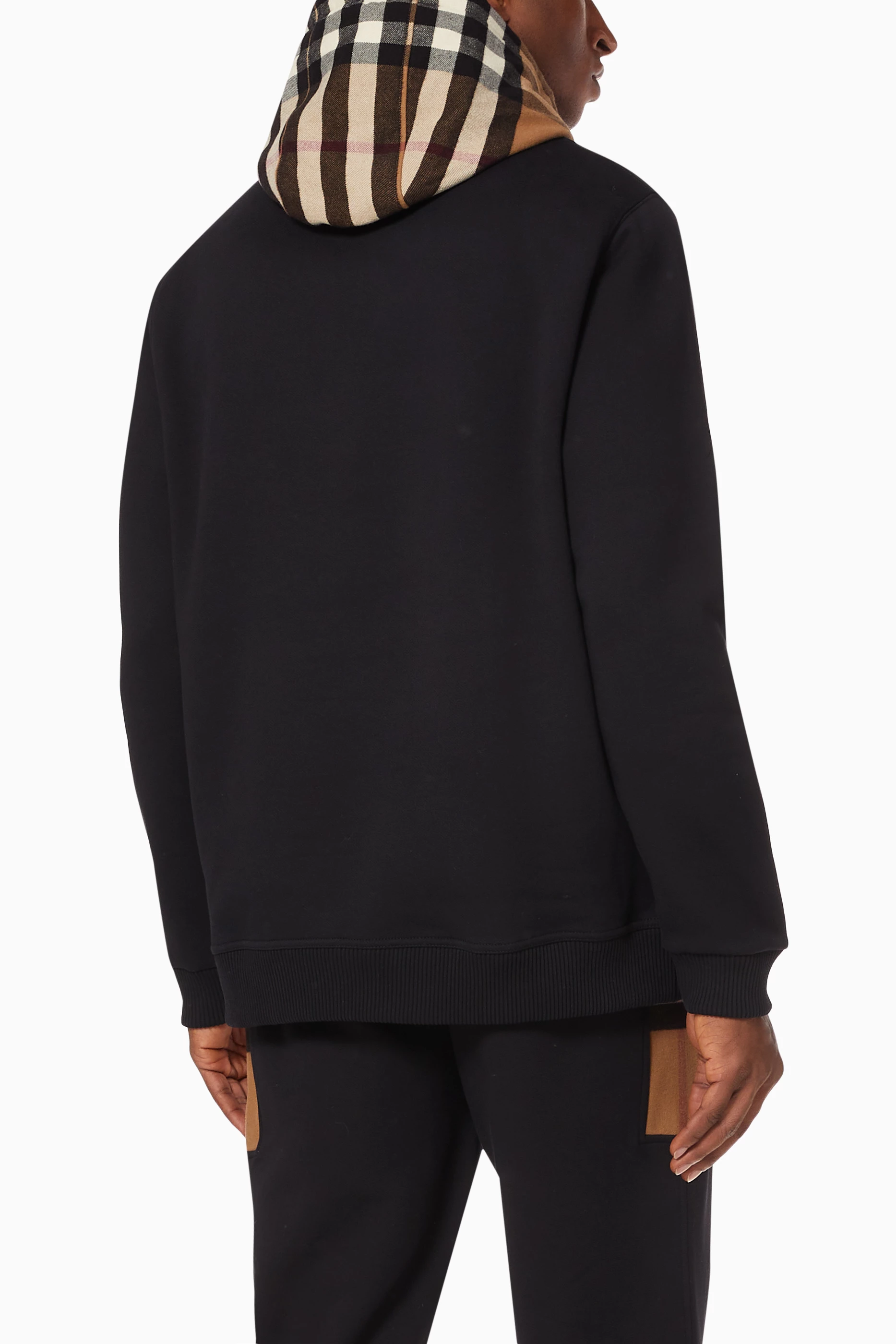 Burberry vintage hot sale check hoodie