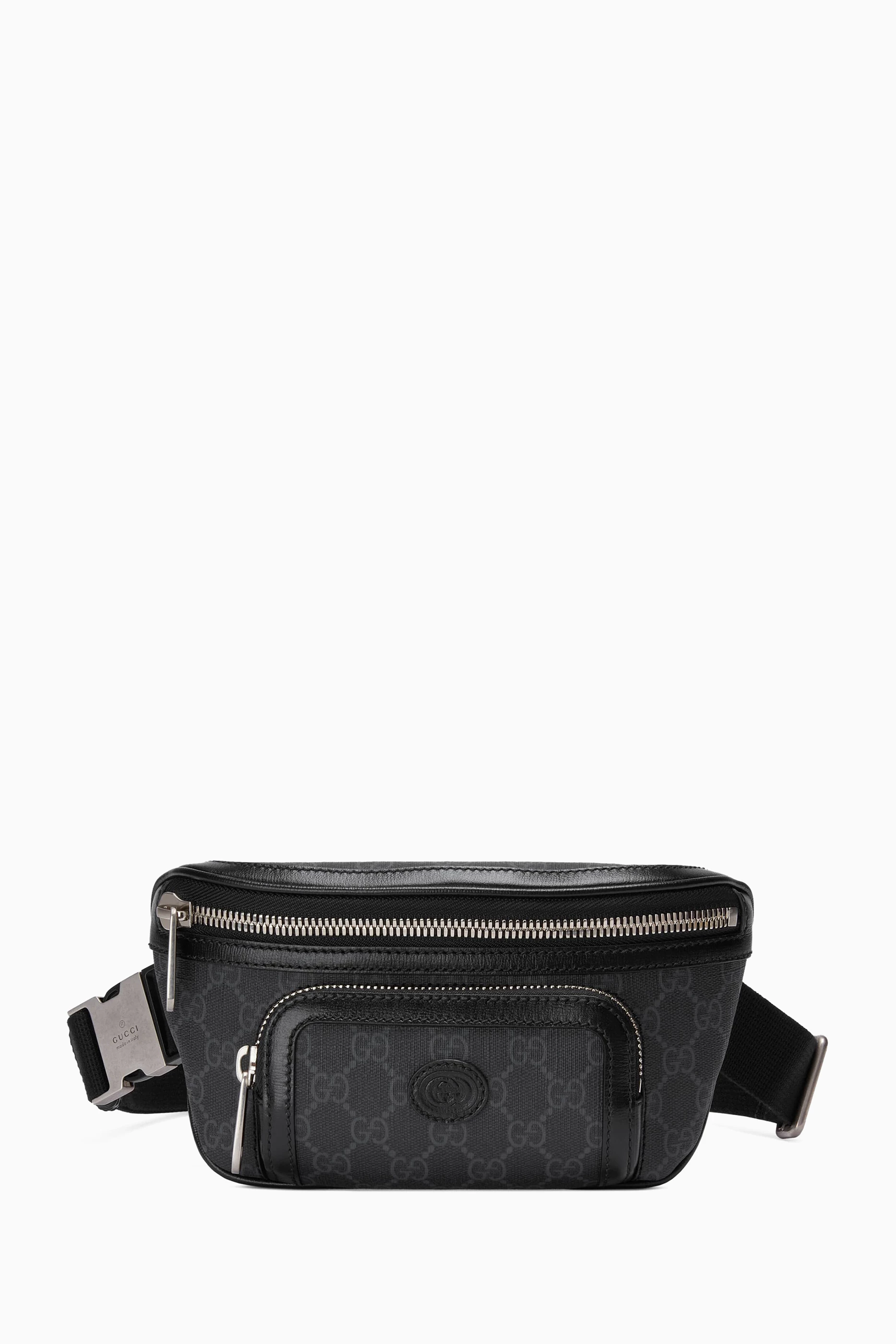 Gucci black sales gg belt bag