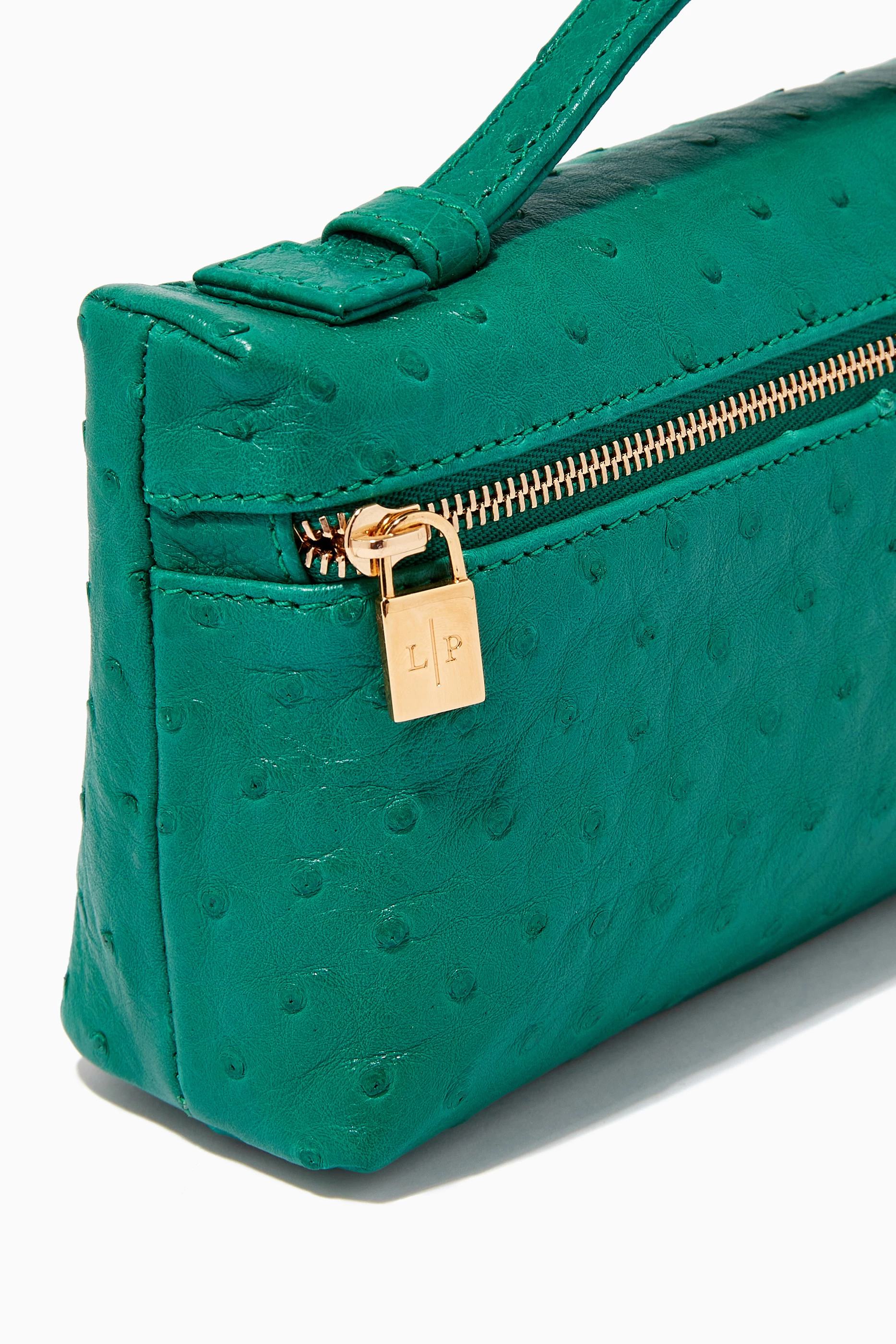 Leather mini bag Loro Piana Green in Leather - 35297413
