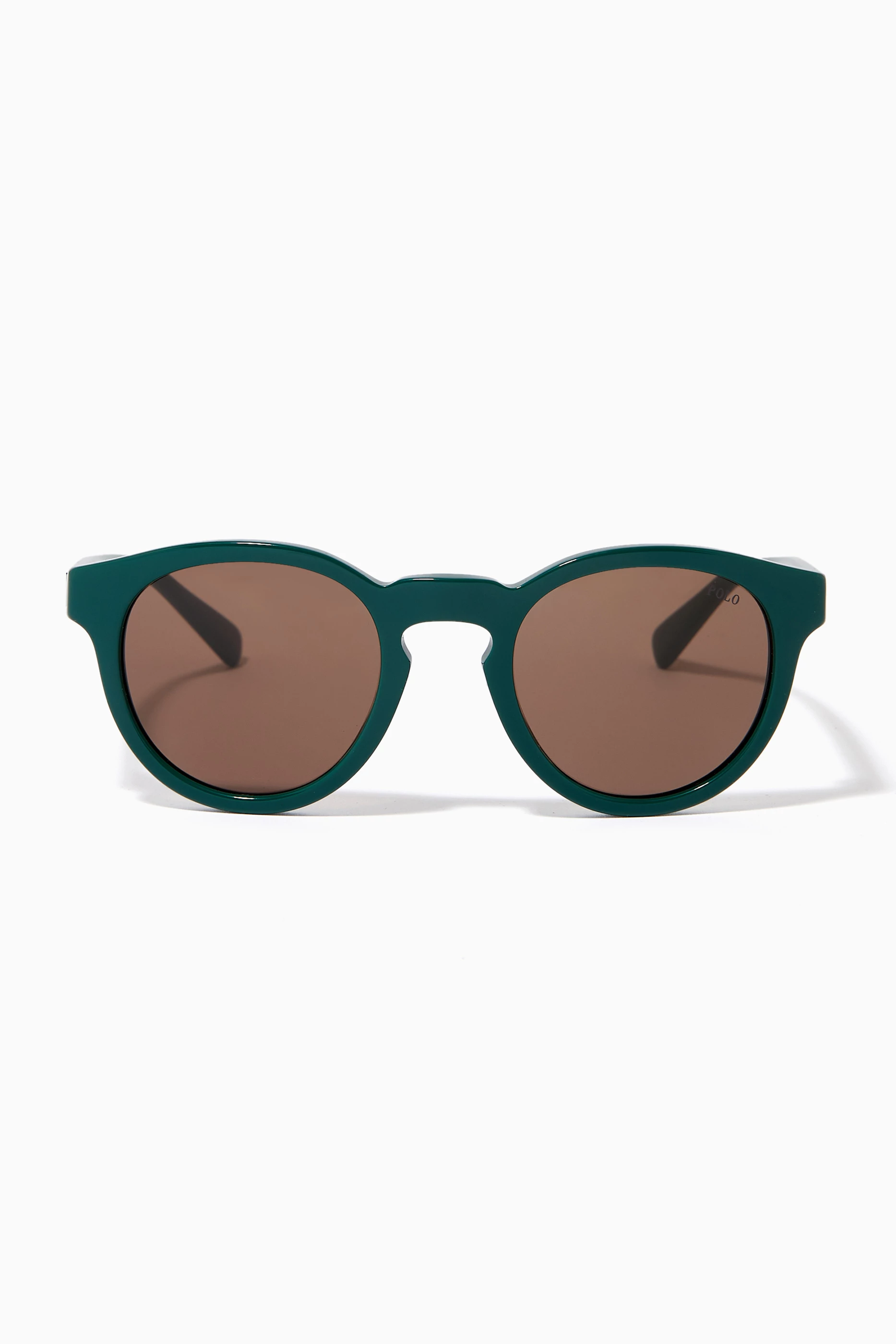 Polo sunglasses green online