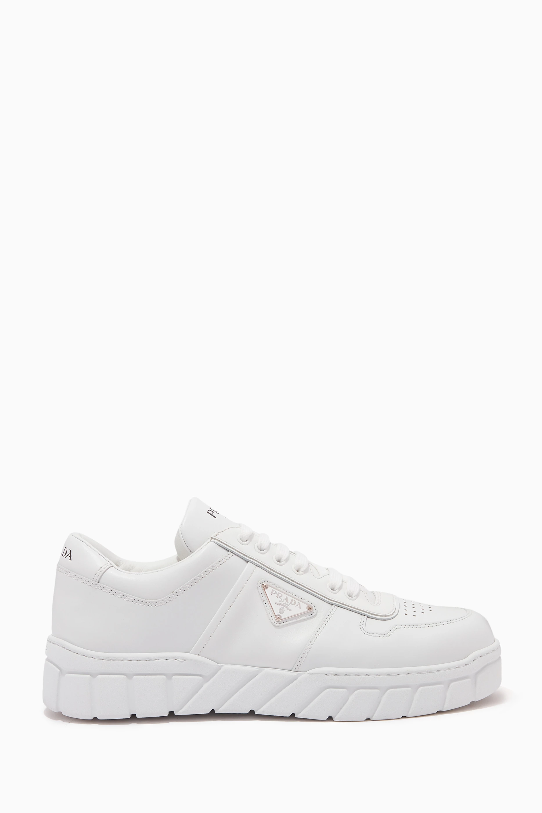 Prada milano sneakers hot sale white