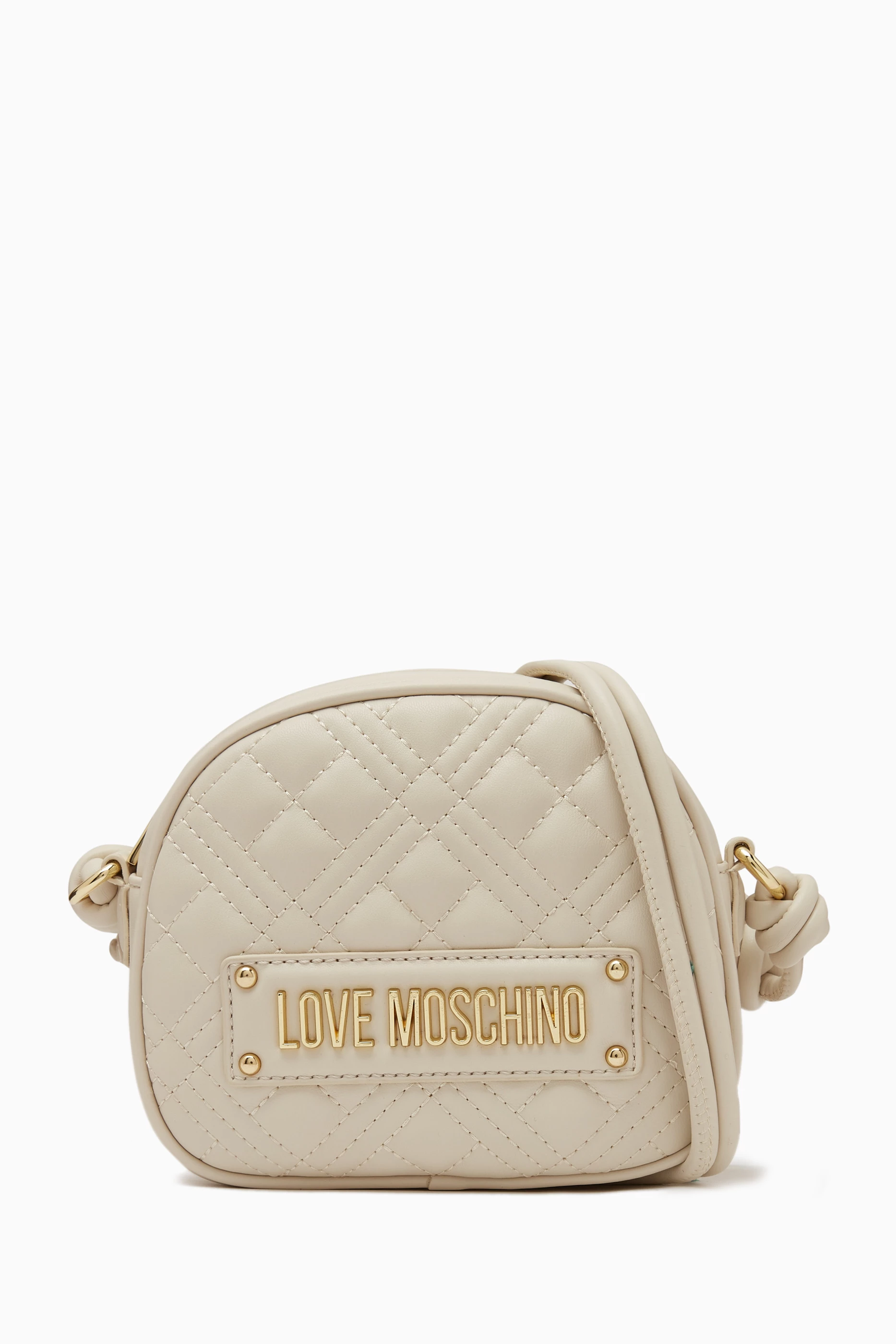 Moschino quilted top crossbody bag