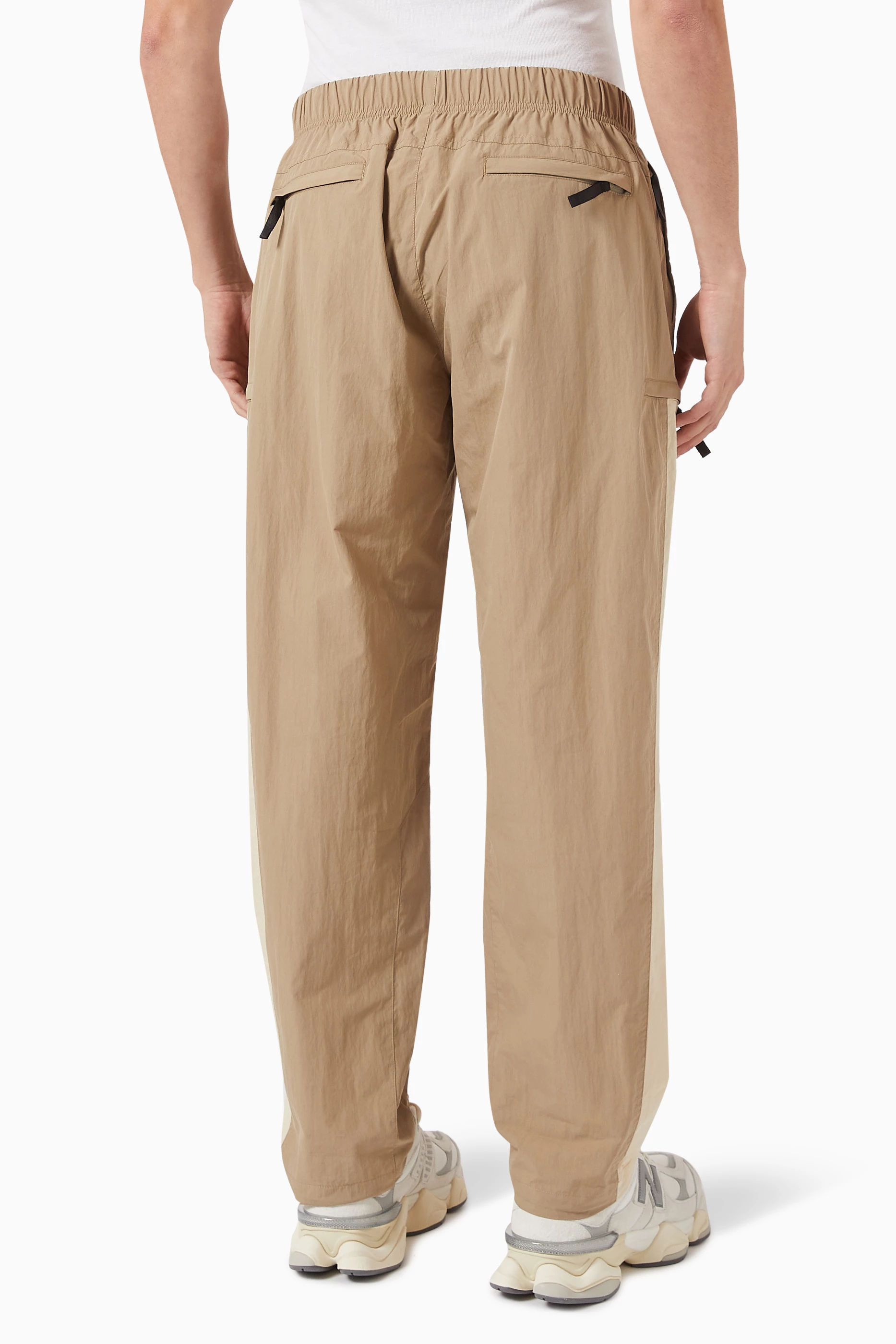 Buy Kith Neutral Whitney Track Pants in Winkle Cotton nylon Blend