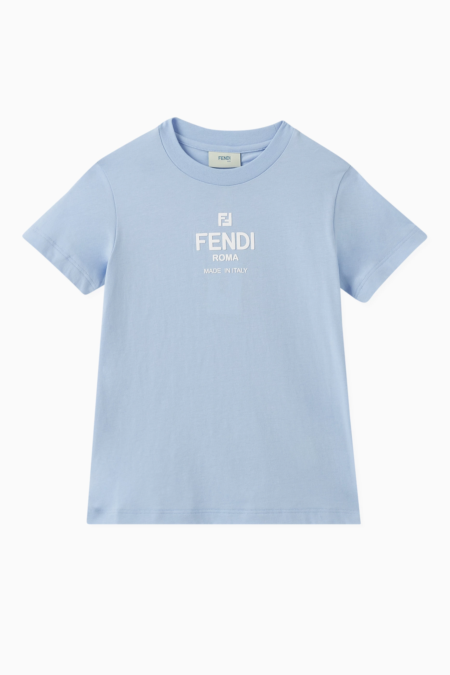 Fendi blue t shirt outlet