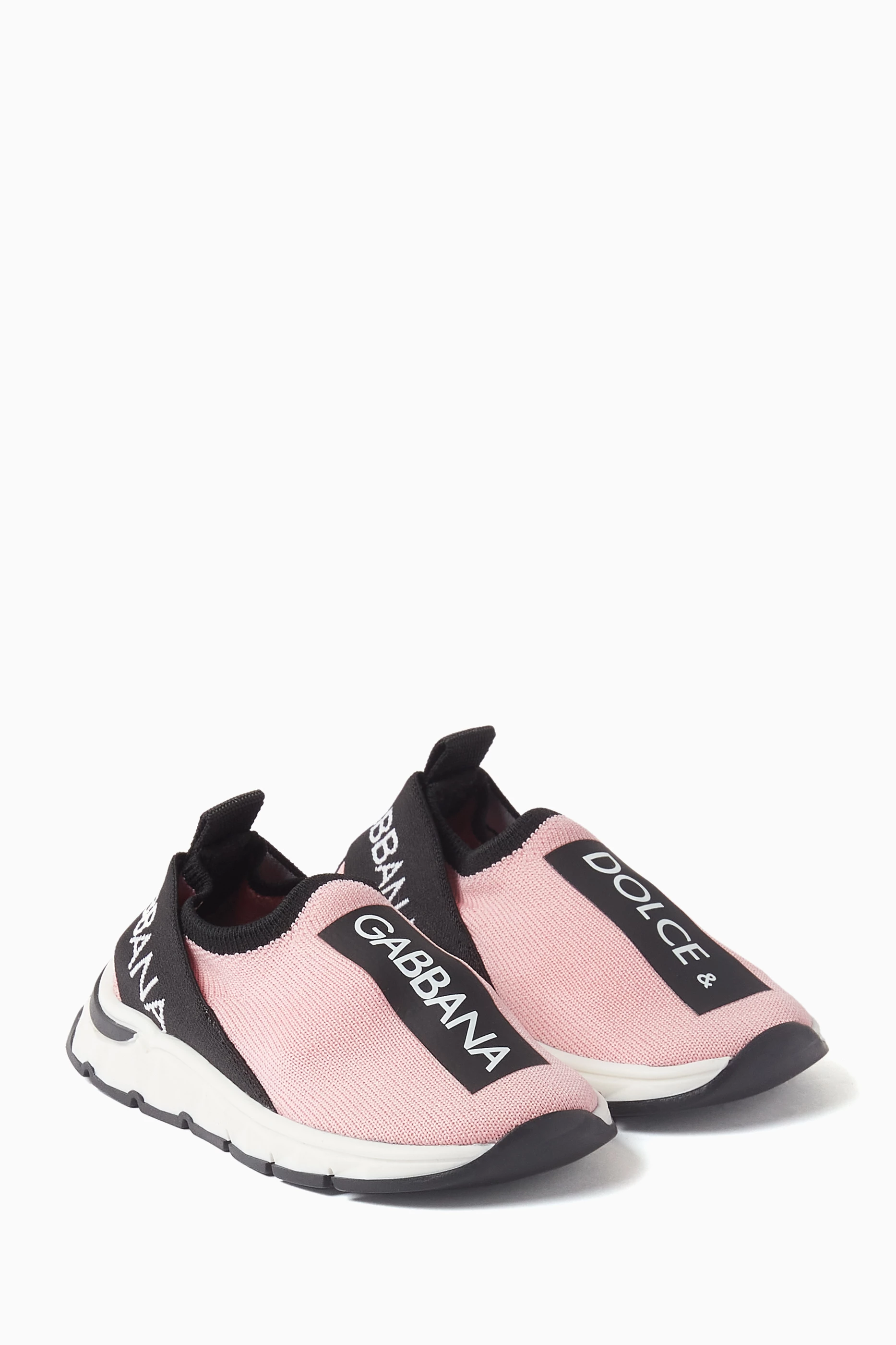 Pink and black dolce and sales gabbana shoes