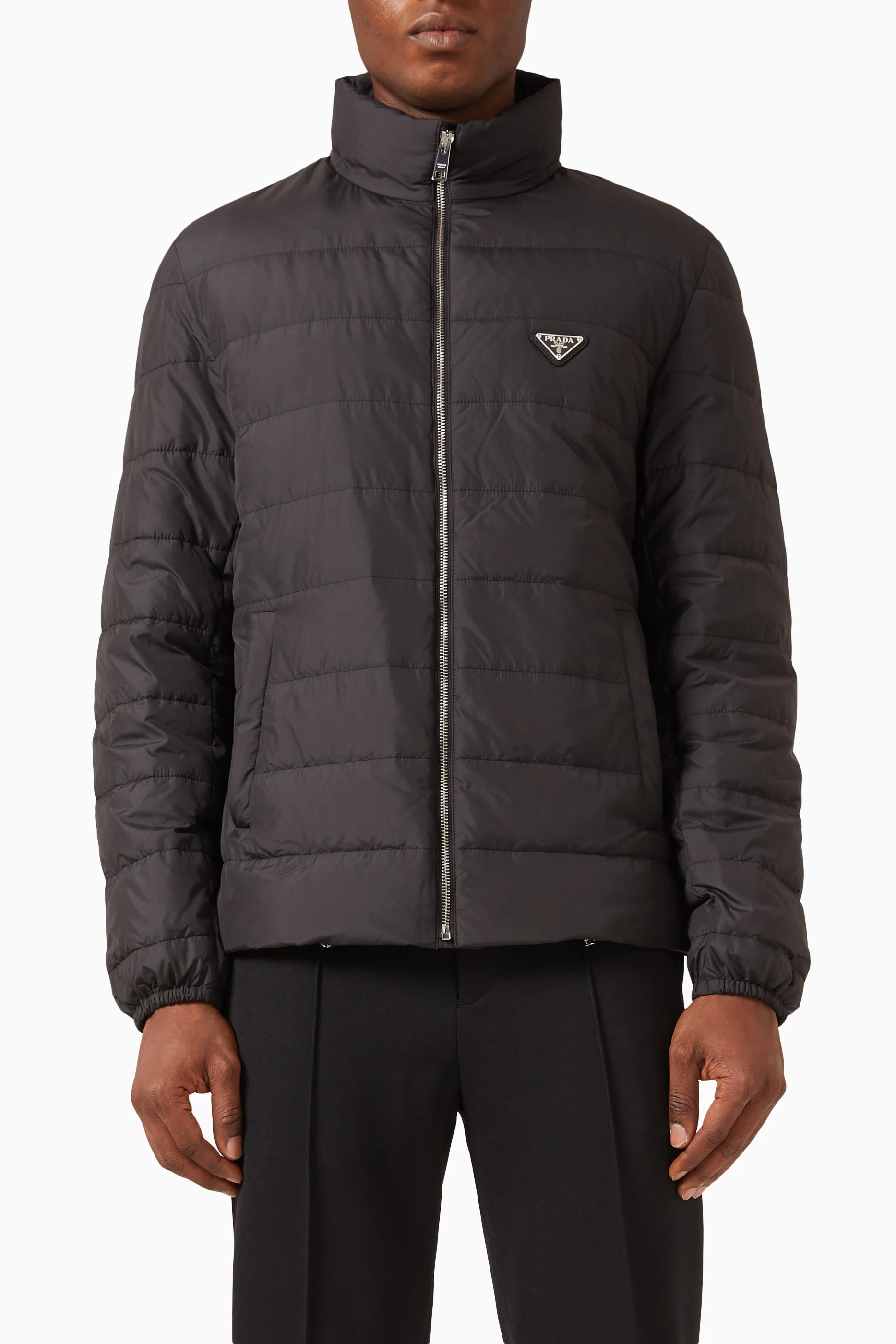 Prada mens puffer jacket sales
