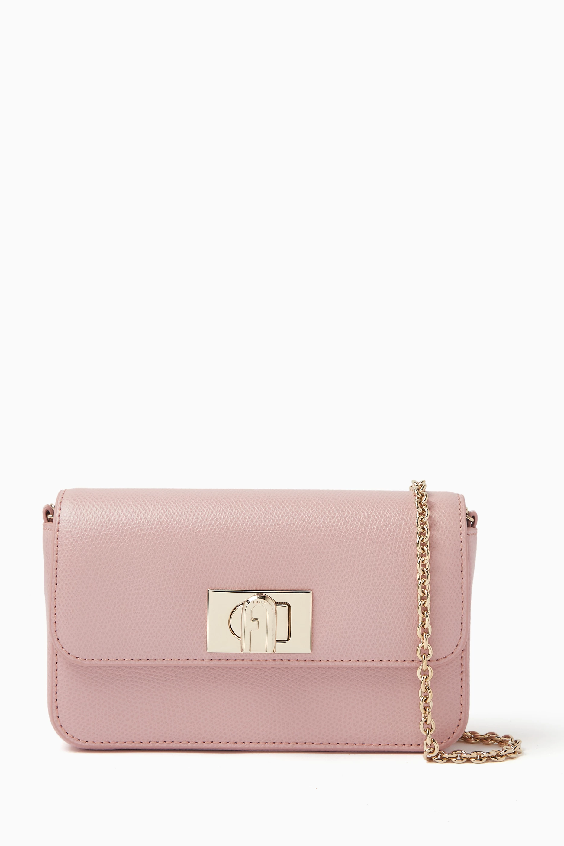 Furla pink crossbody sales