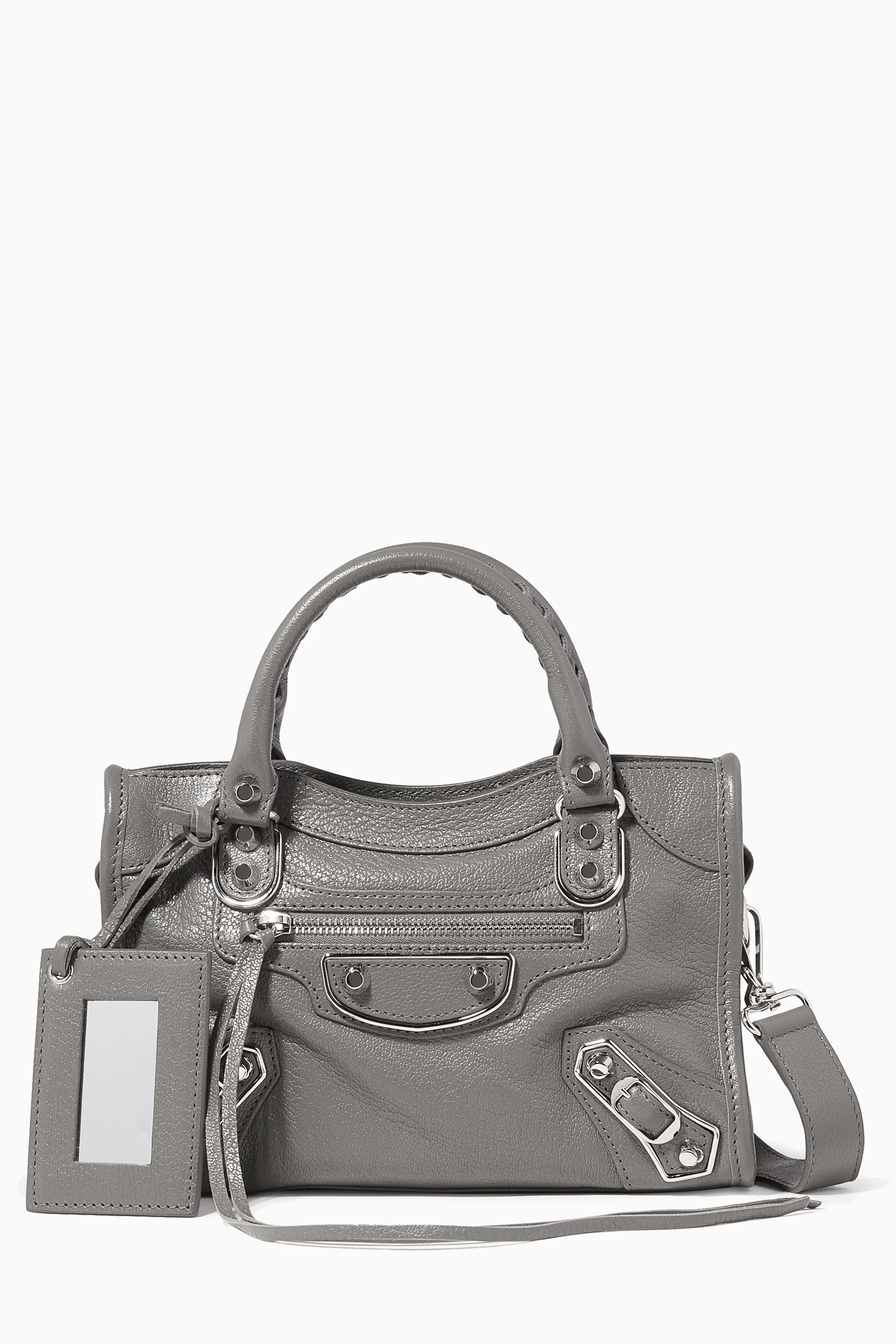 Grey balenciaga bag cheap