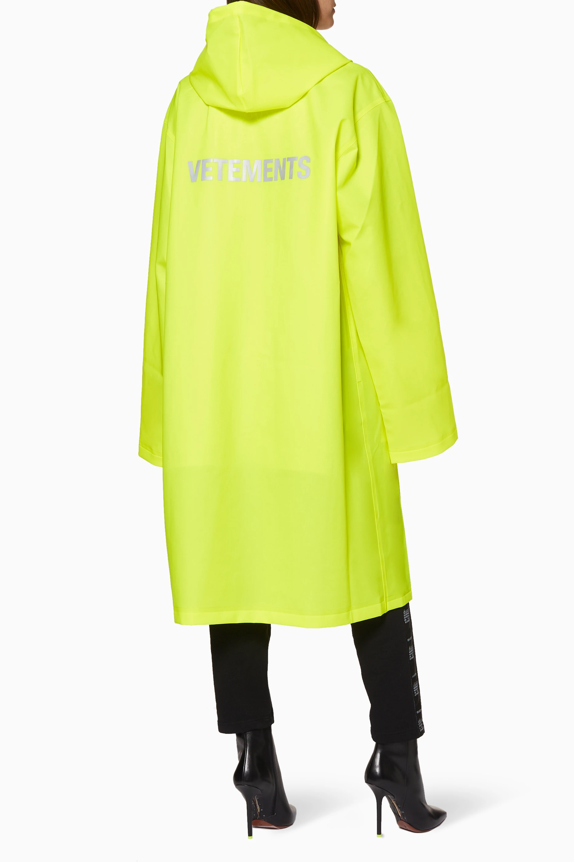 Vetements yellow raincoat outlet