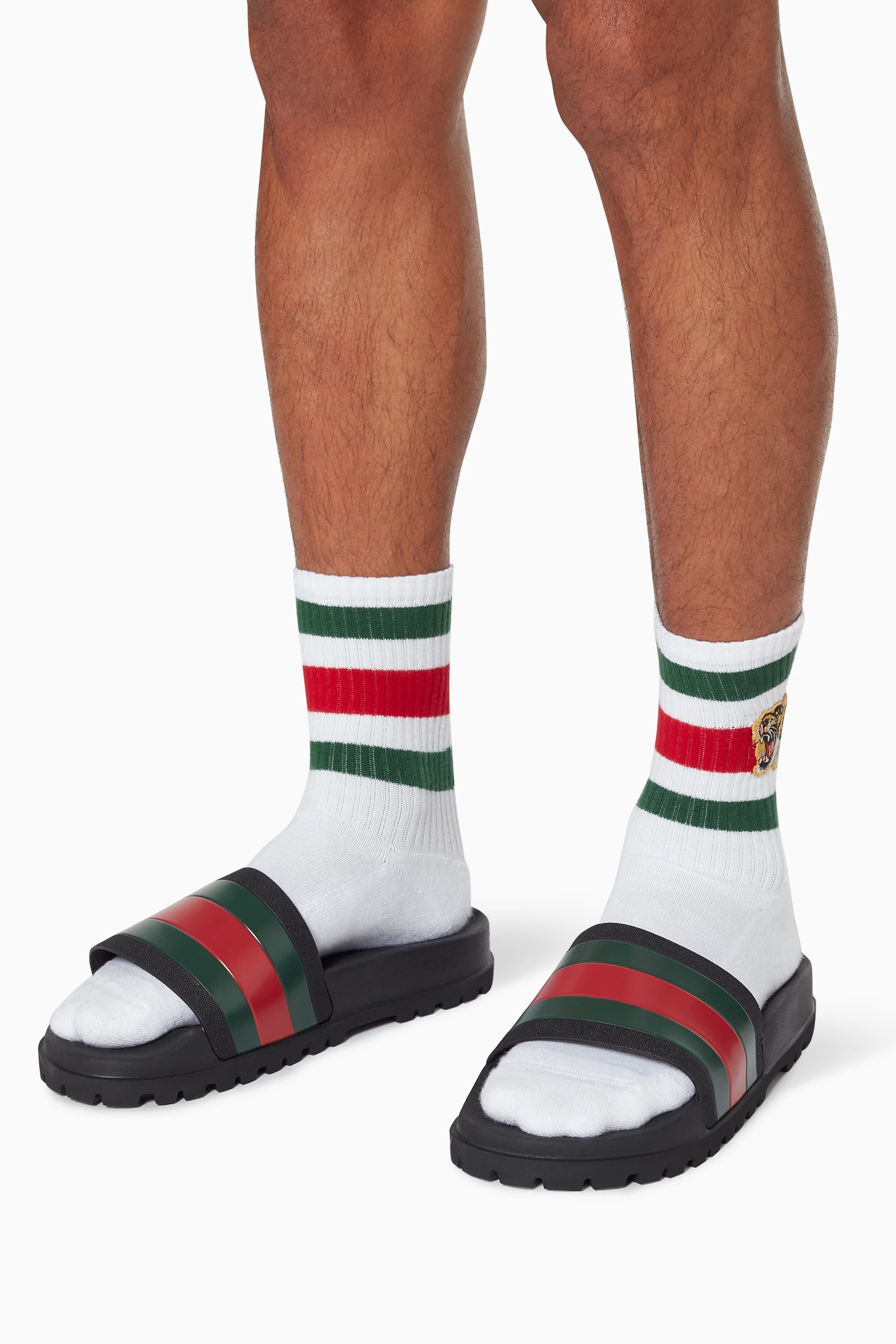 Gucci socks and slides top