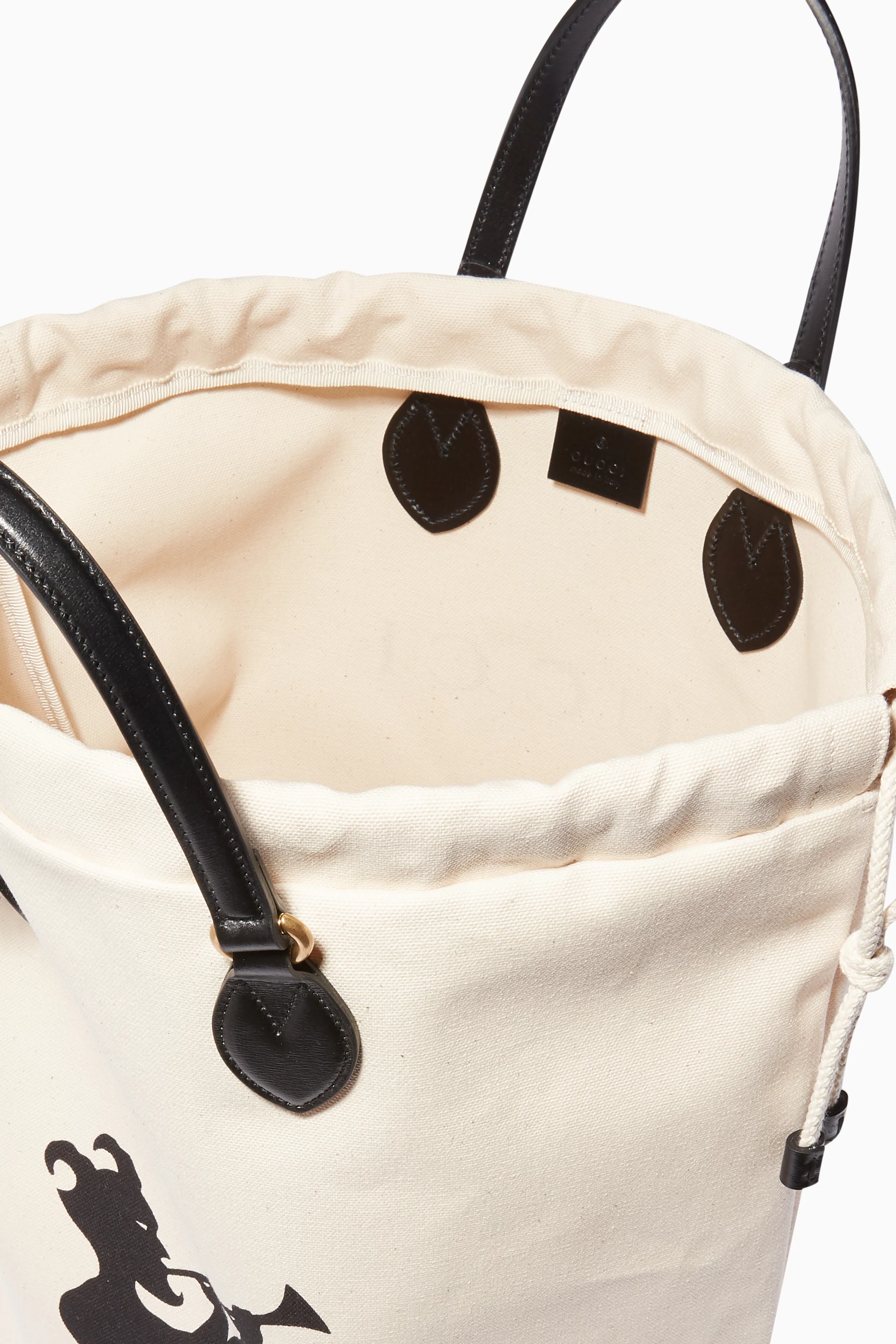 Buy Gucci Black Chateau Marmont Laundry Tote Bag For Women Online Ounass Bahrain