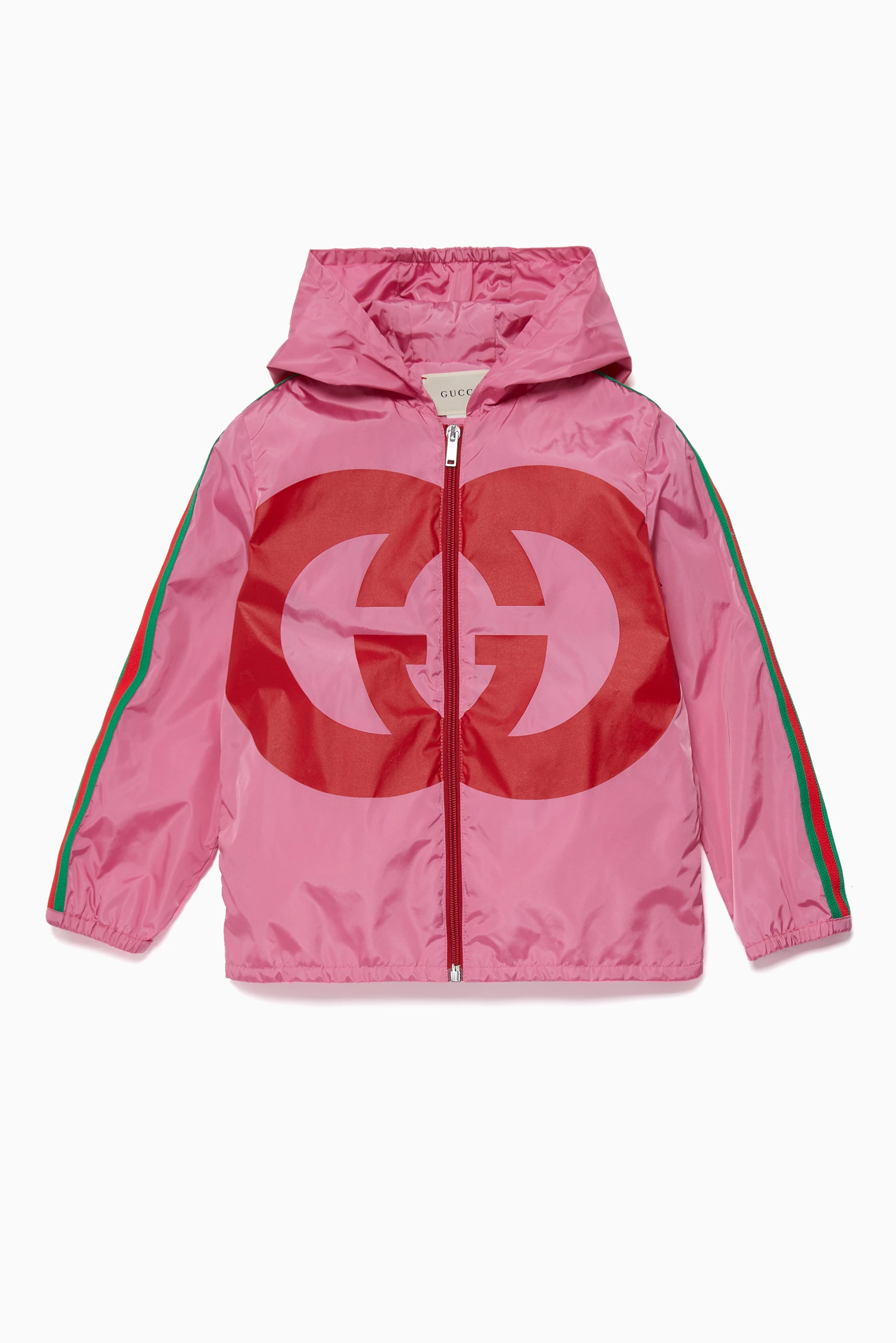Buy Gucci Pink Pink GG Logo Jacket For Girls Online Ounass Bahrain