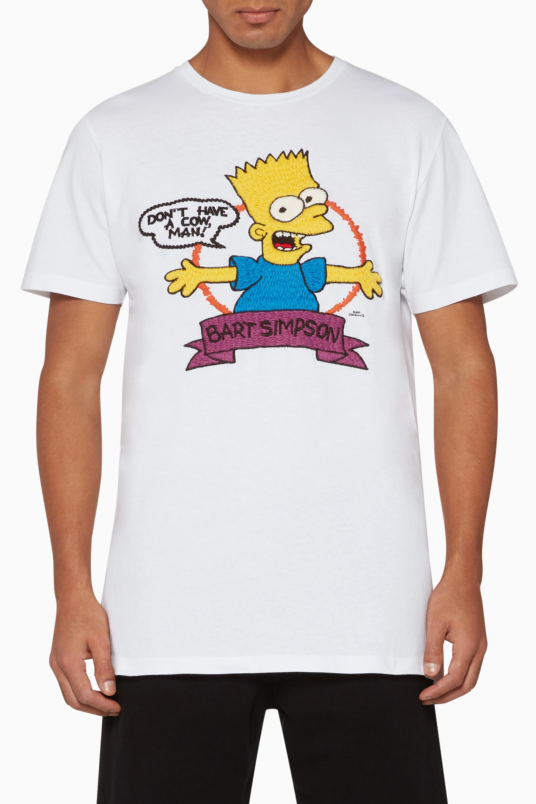 Off white bart simpson t shirt shop