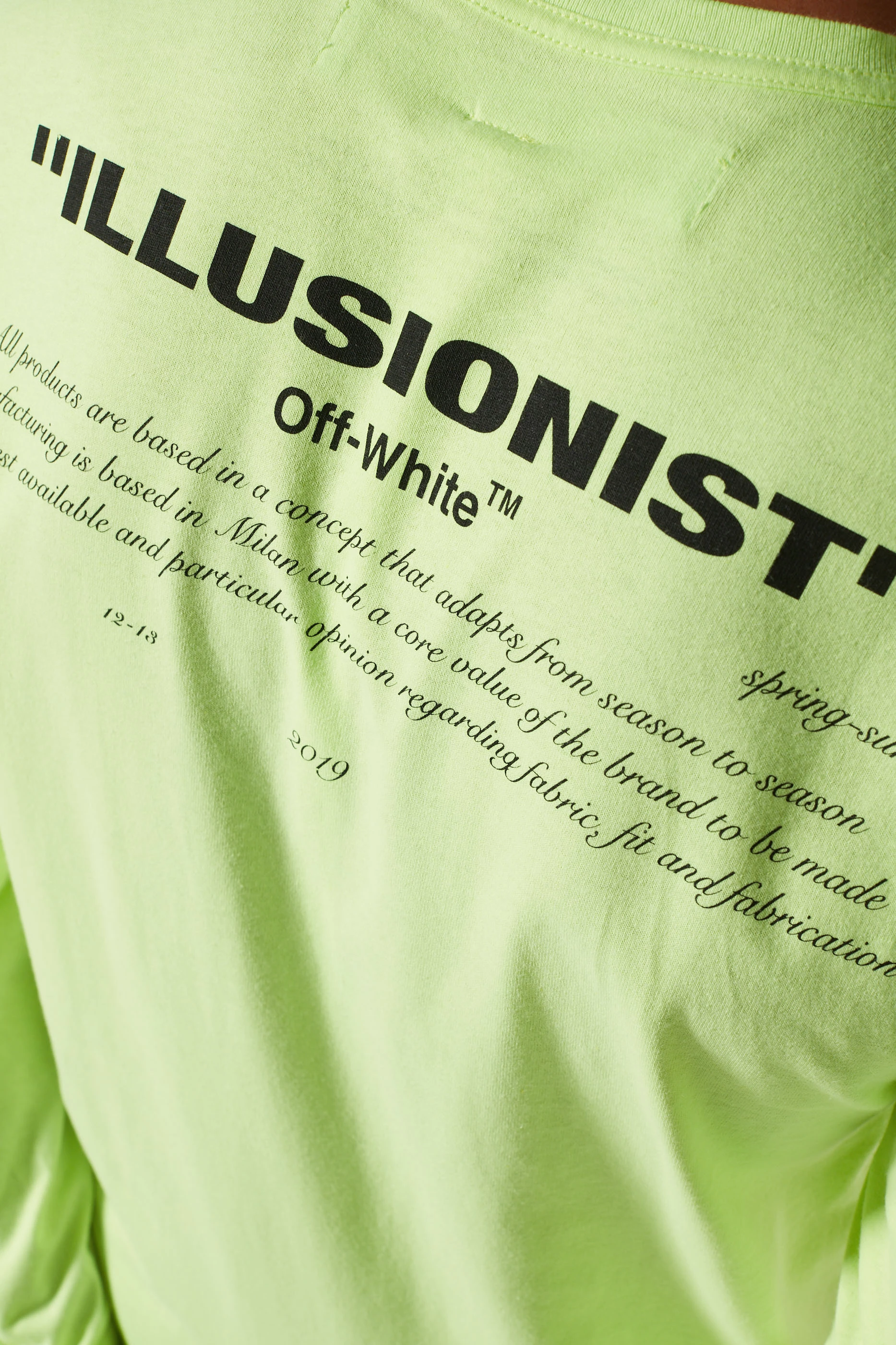 Buy Off White Yellow Michael Jackson Long Sleeve T Shirt For Men Online Ounass Bahrain