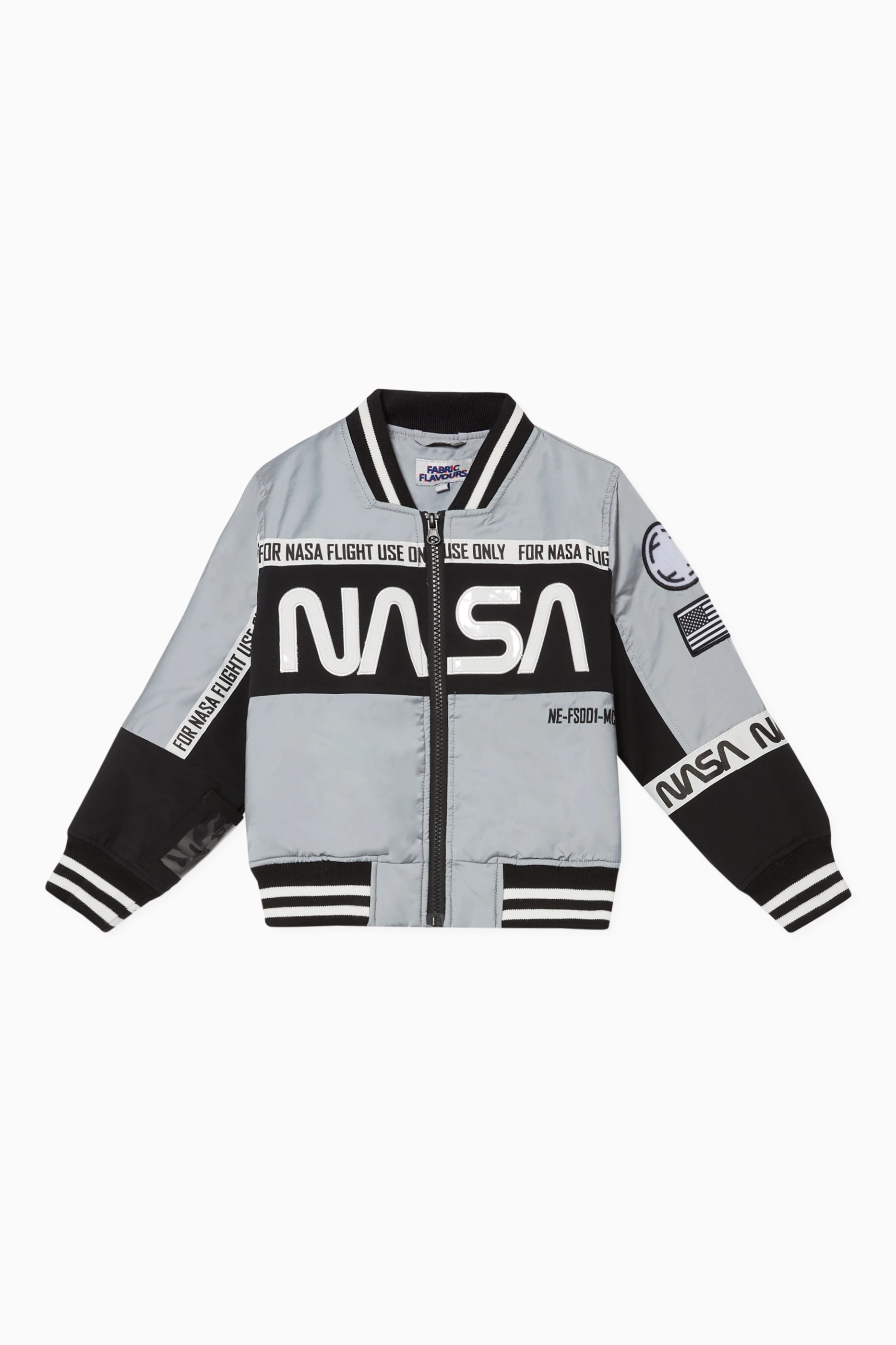 Grey nasa bomber jacket clearance