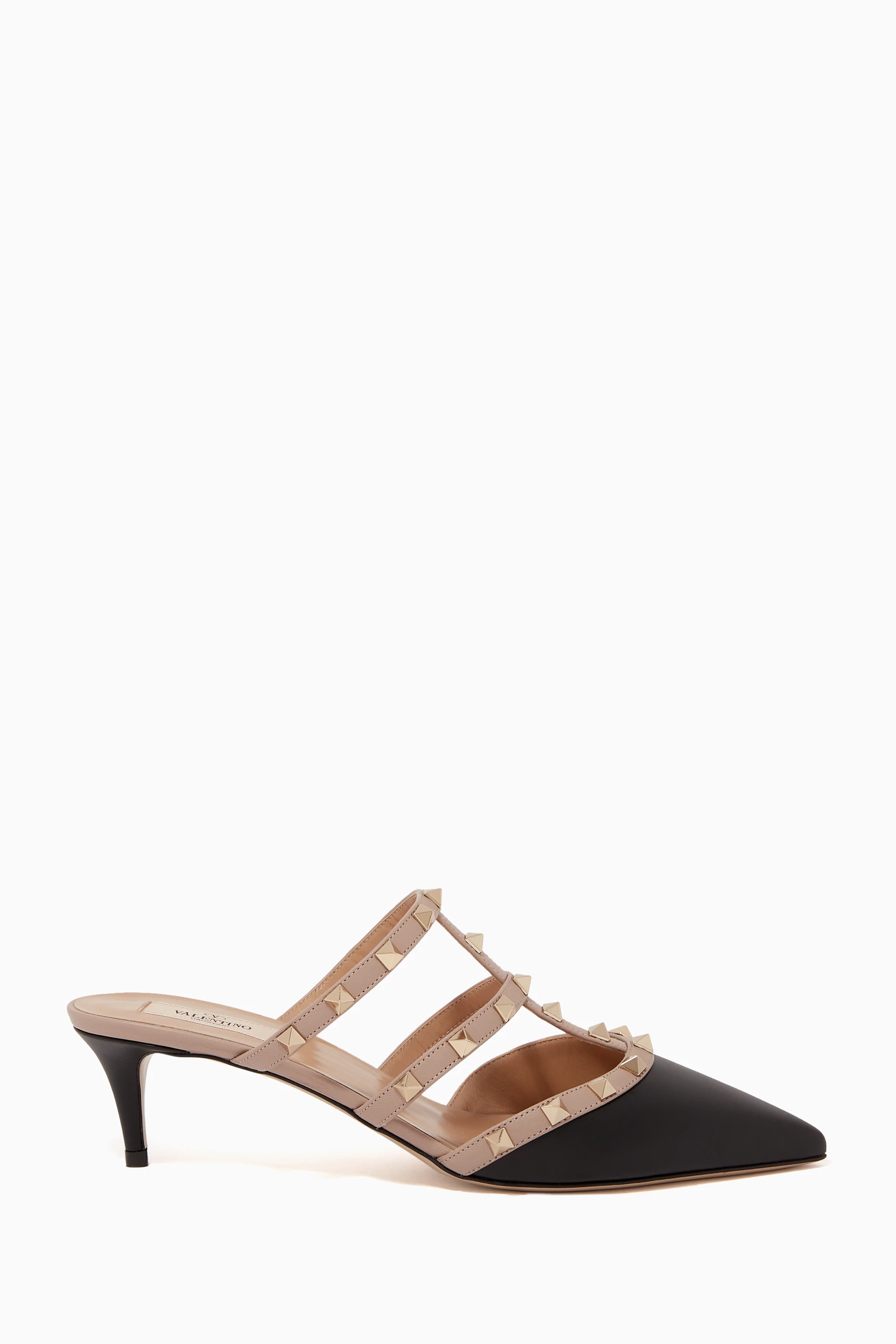 Valentino rockstud cage mule hot sale