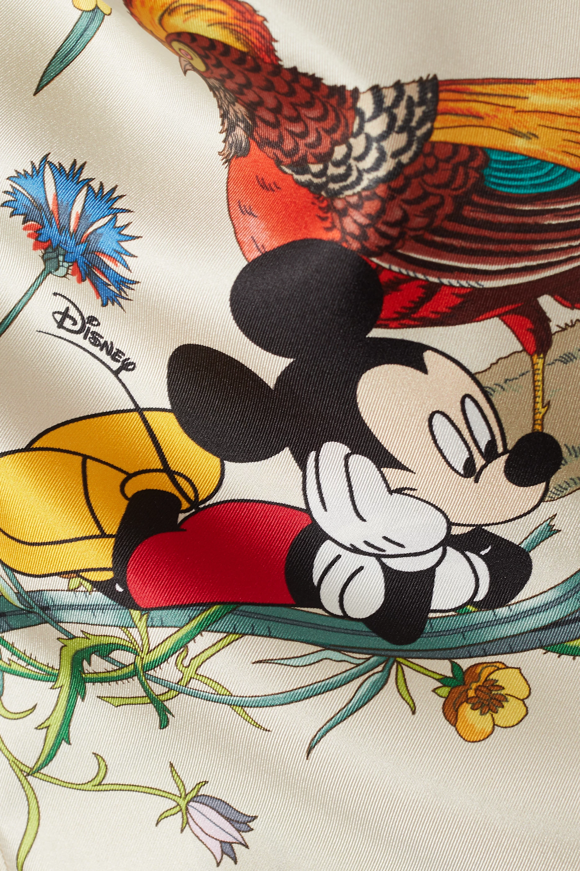 x ©Disney Mickey Mouse Silk Shirt