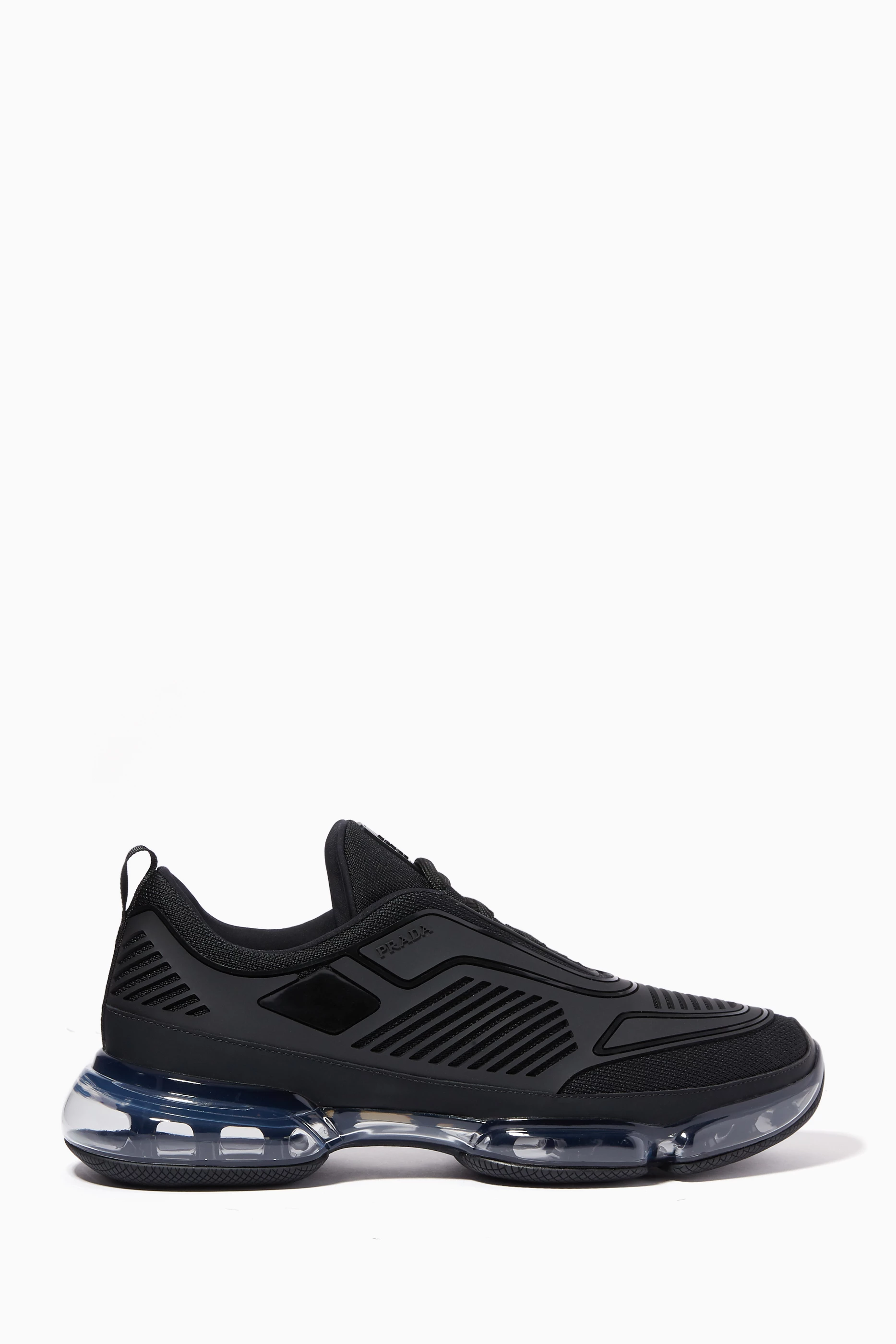 Buy Prada Black Cloudbust Air Knit Sneakers For Men Online Ounass Bahrain