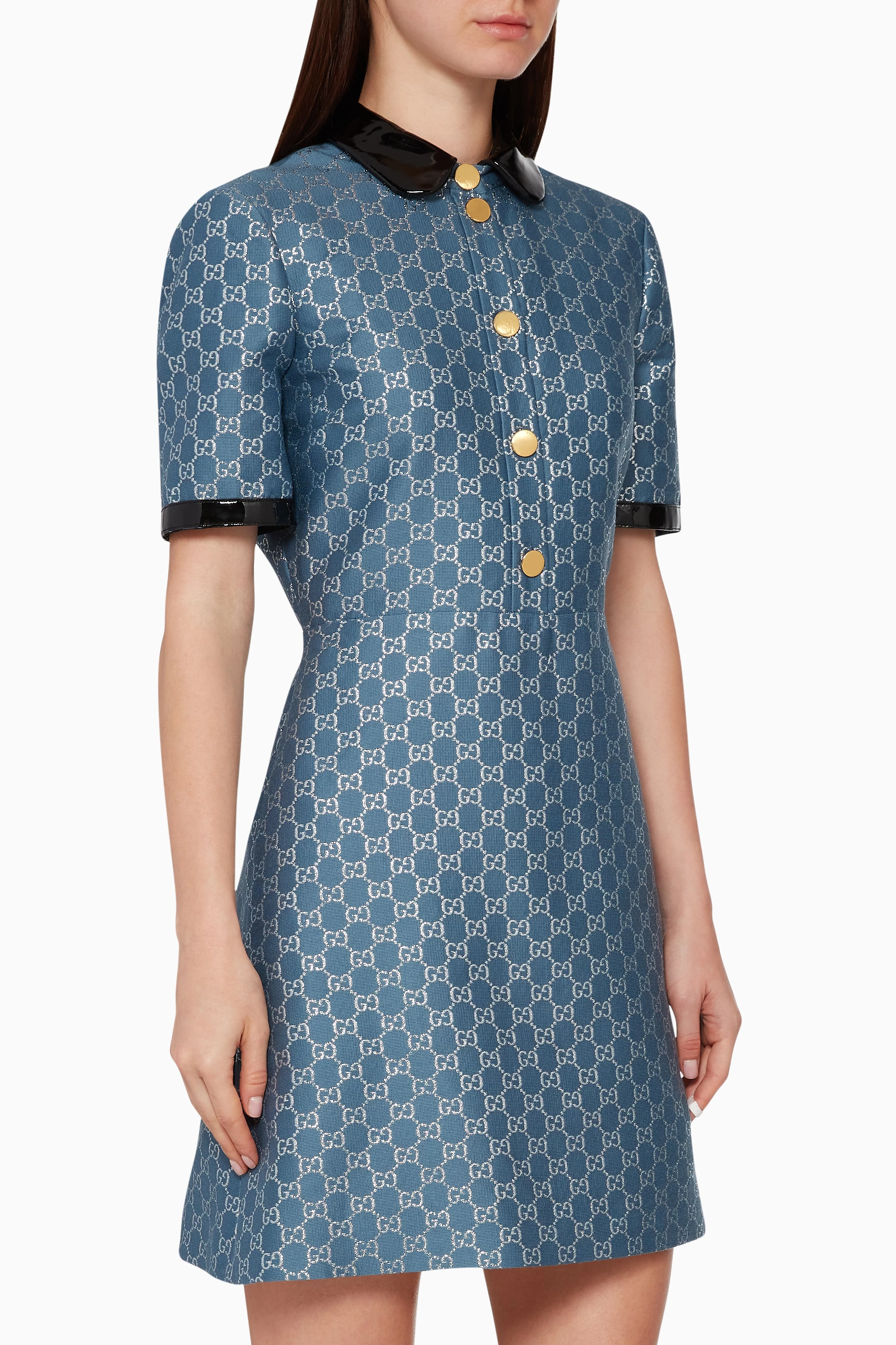 Gucci dress blue shop