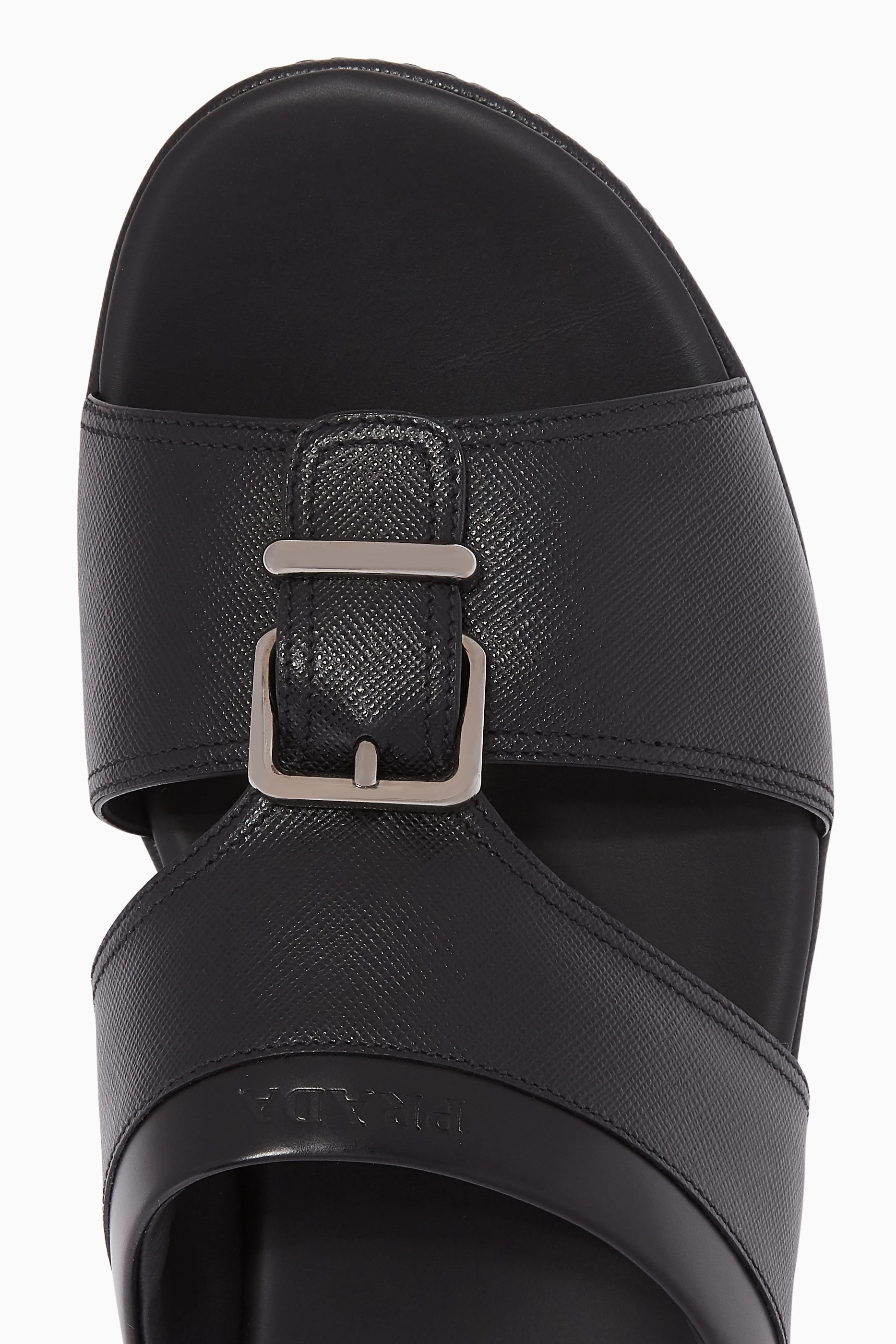 Prada mens leather sandals sale