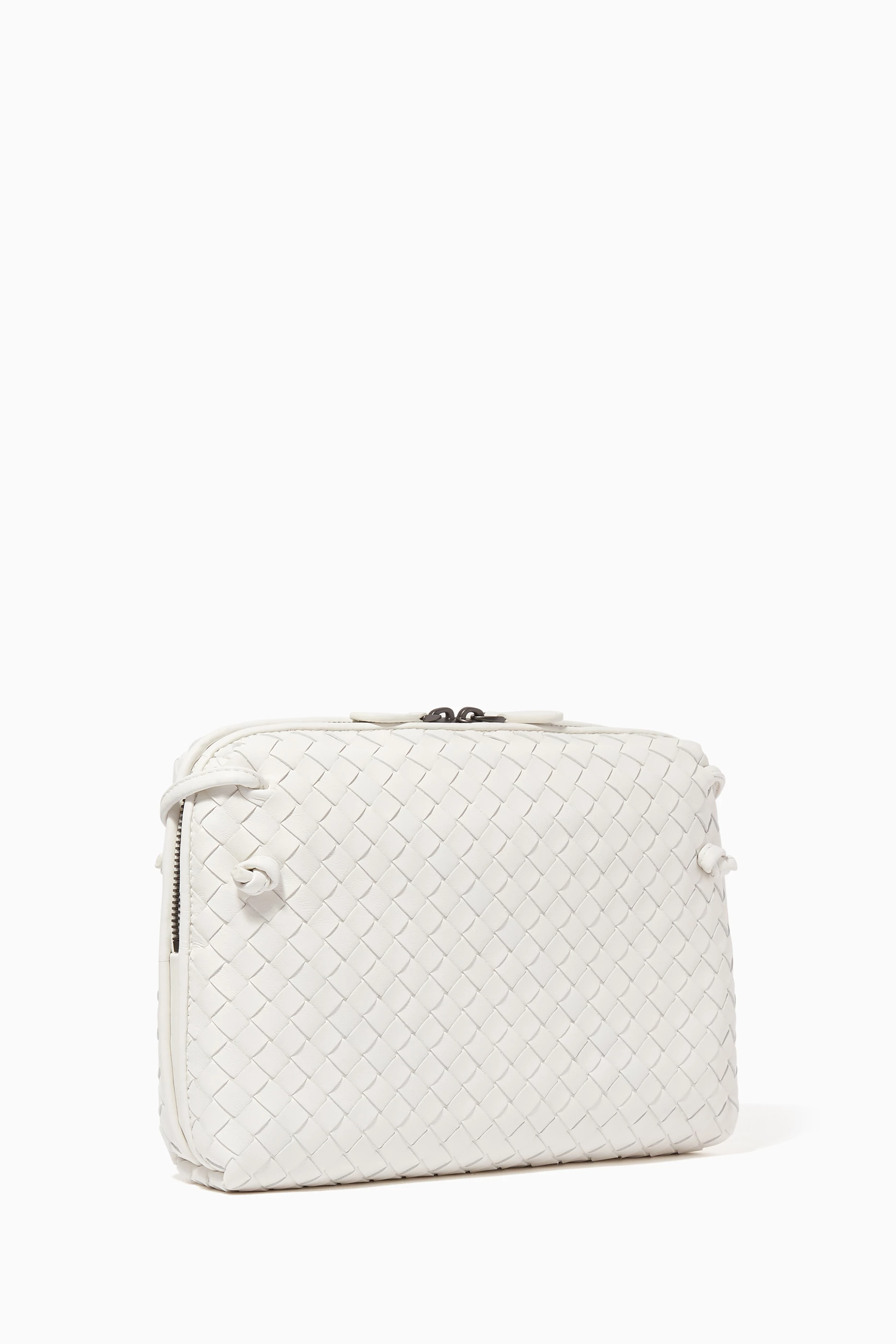 Bottega veneta nodini woven crossbody bag new arrivals