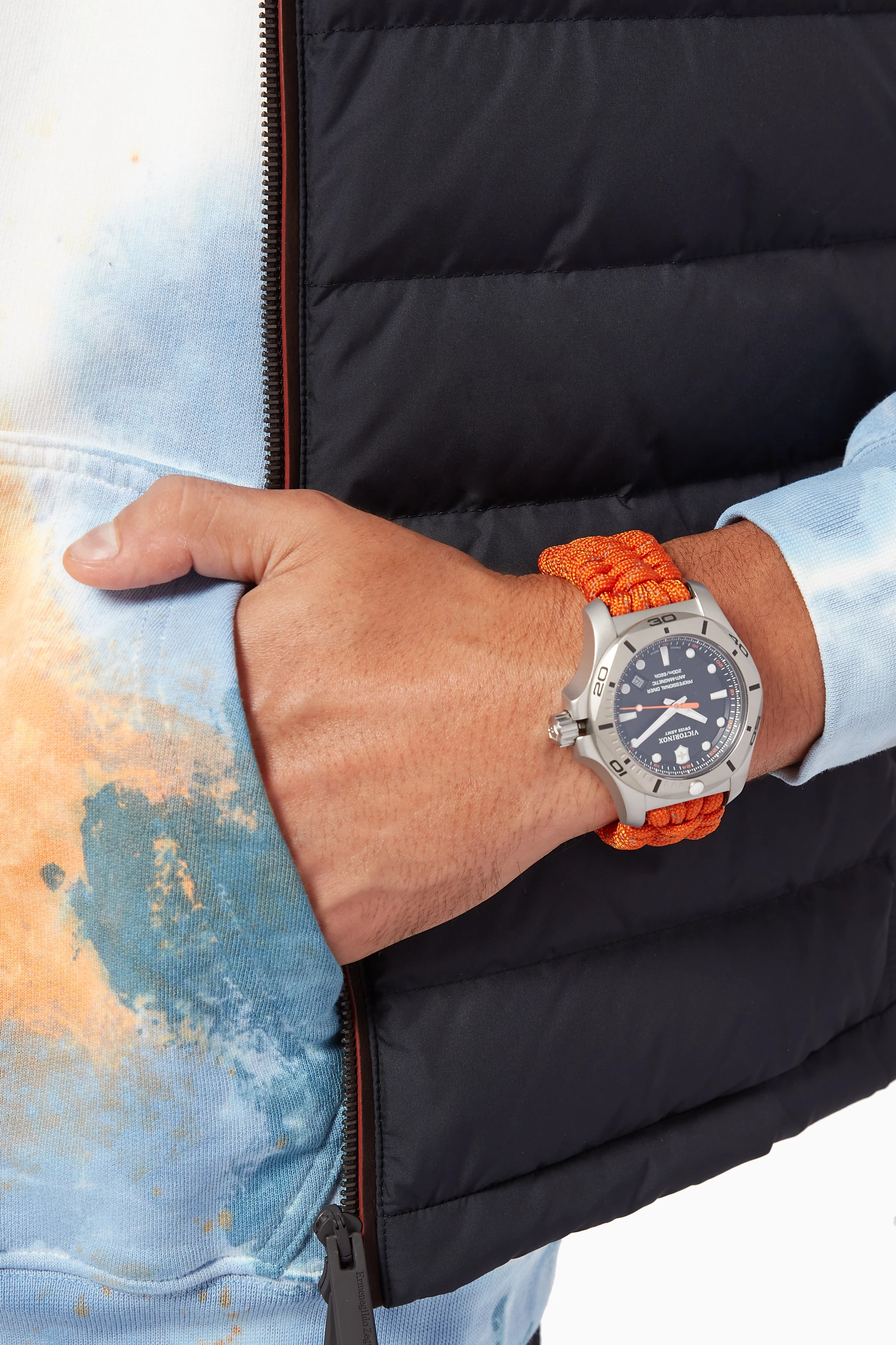 Victorinox inox orange outlet
