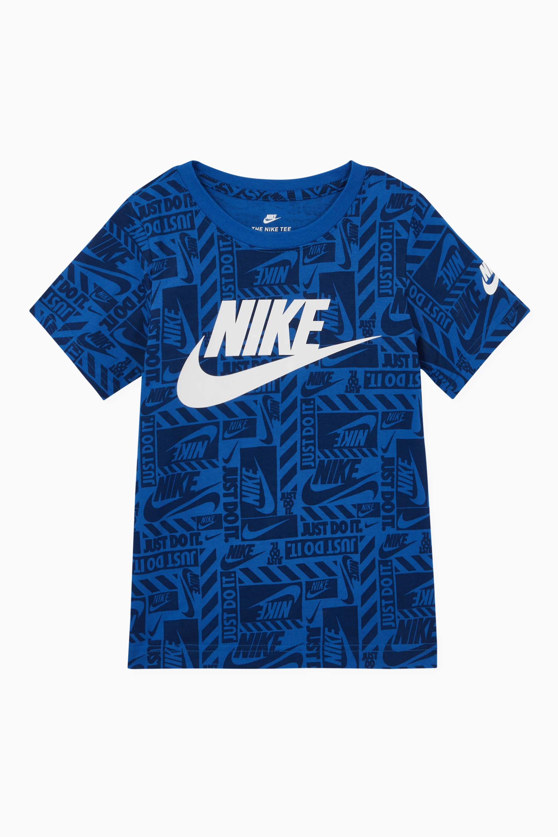 Boys blue nike shirt deals