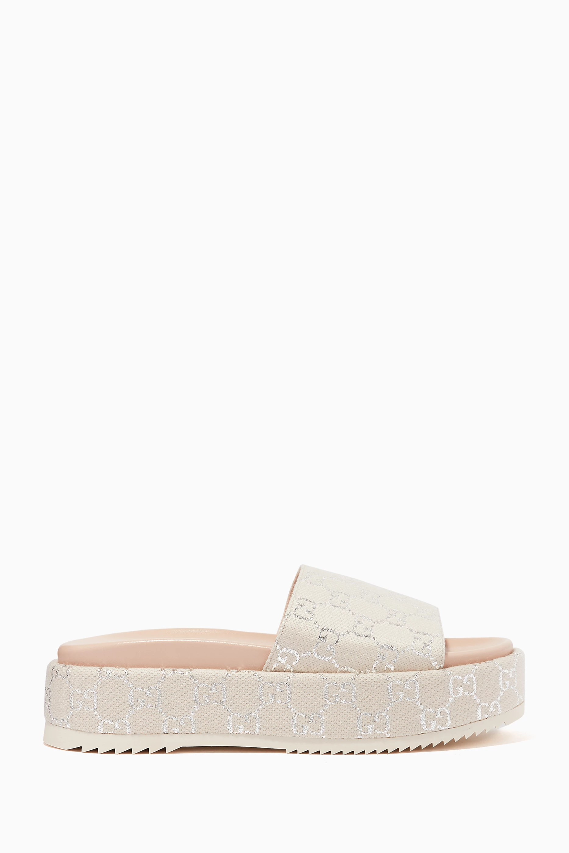 Cream gucci slides online