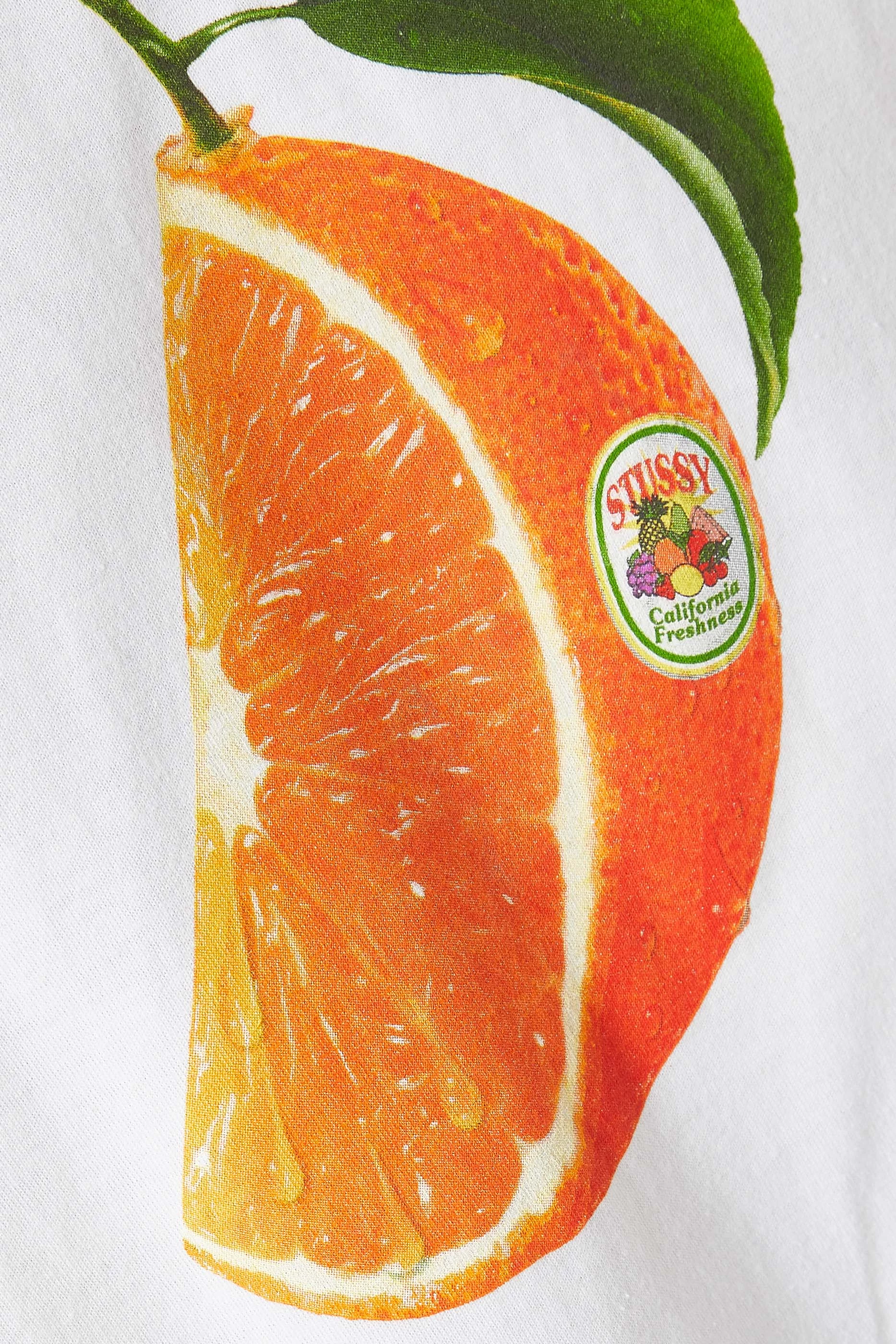 Buy Stussy White Orange Slice T shirt For Men Online Ounass Bahrain