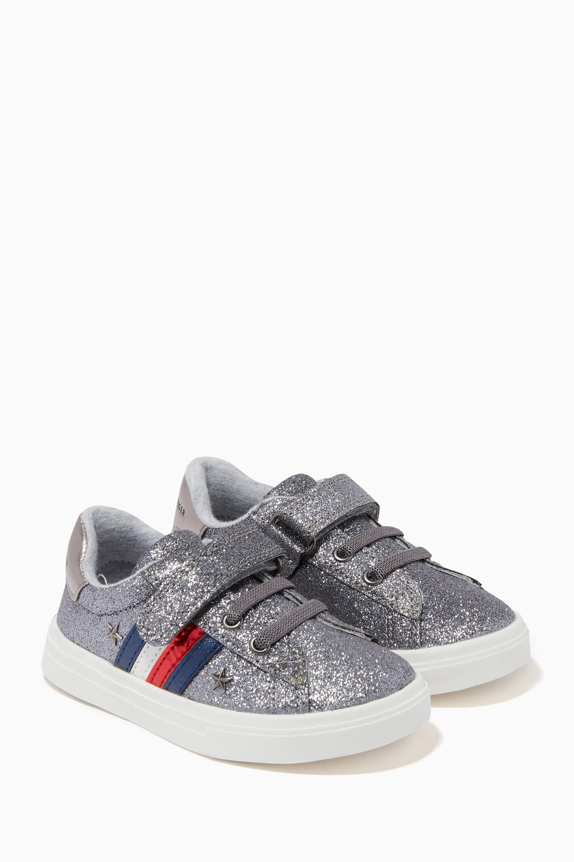 Tommy hilfiger silver shoes on sale