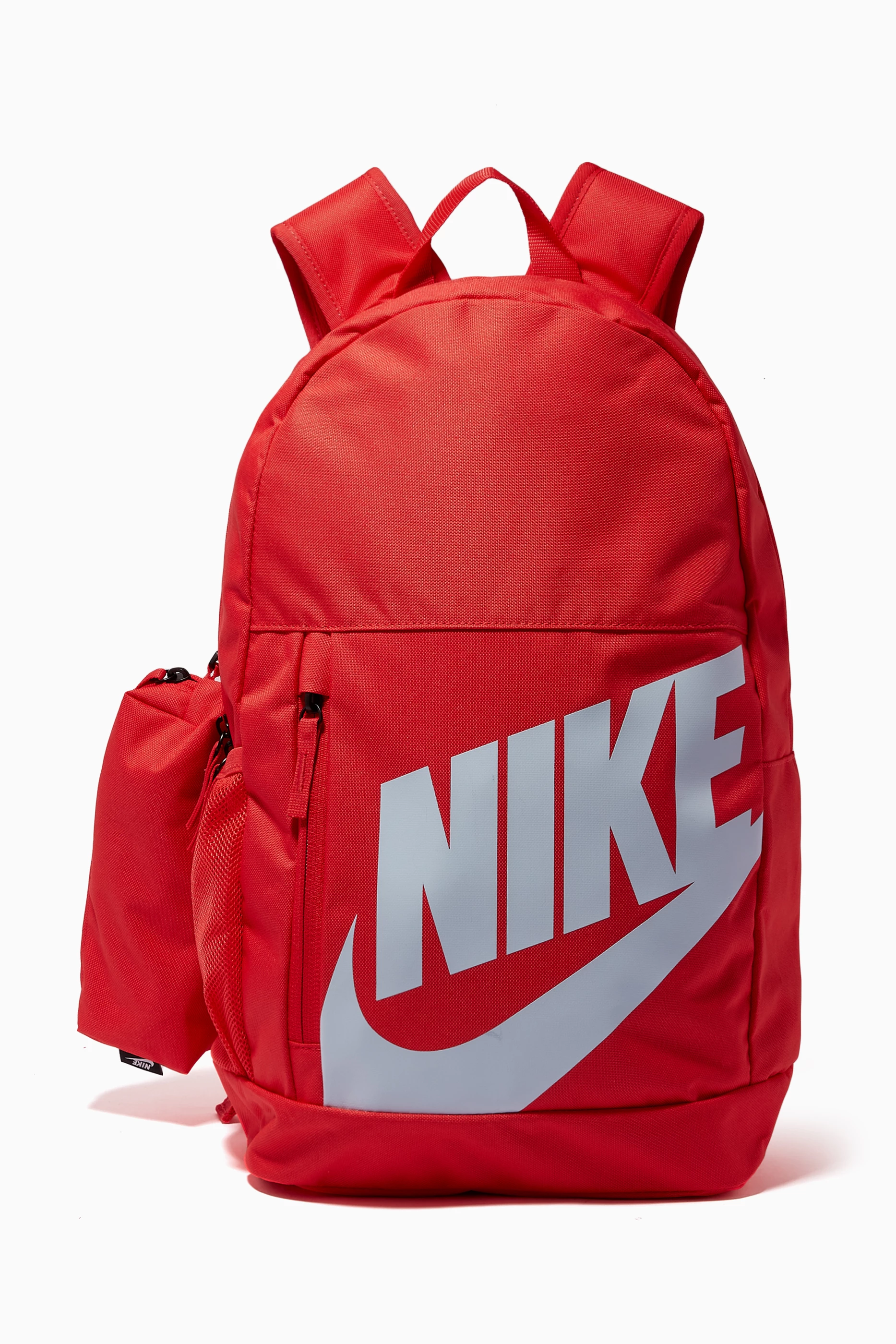 Buy Nike Red Elemental Logo Backpack in Polyester For UNISEX Online Ounass Bahrain