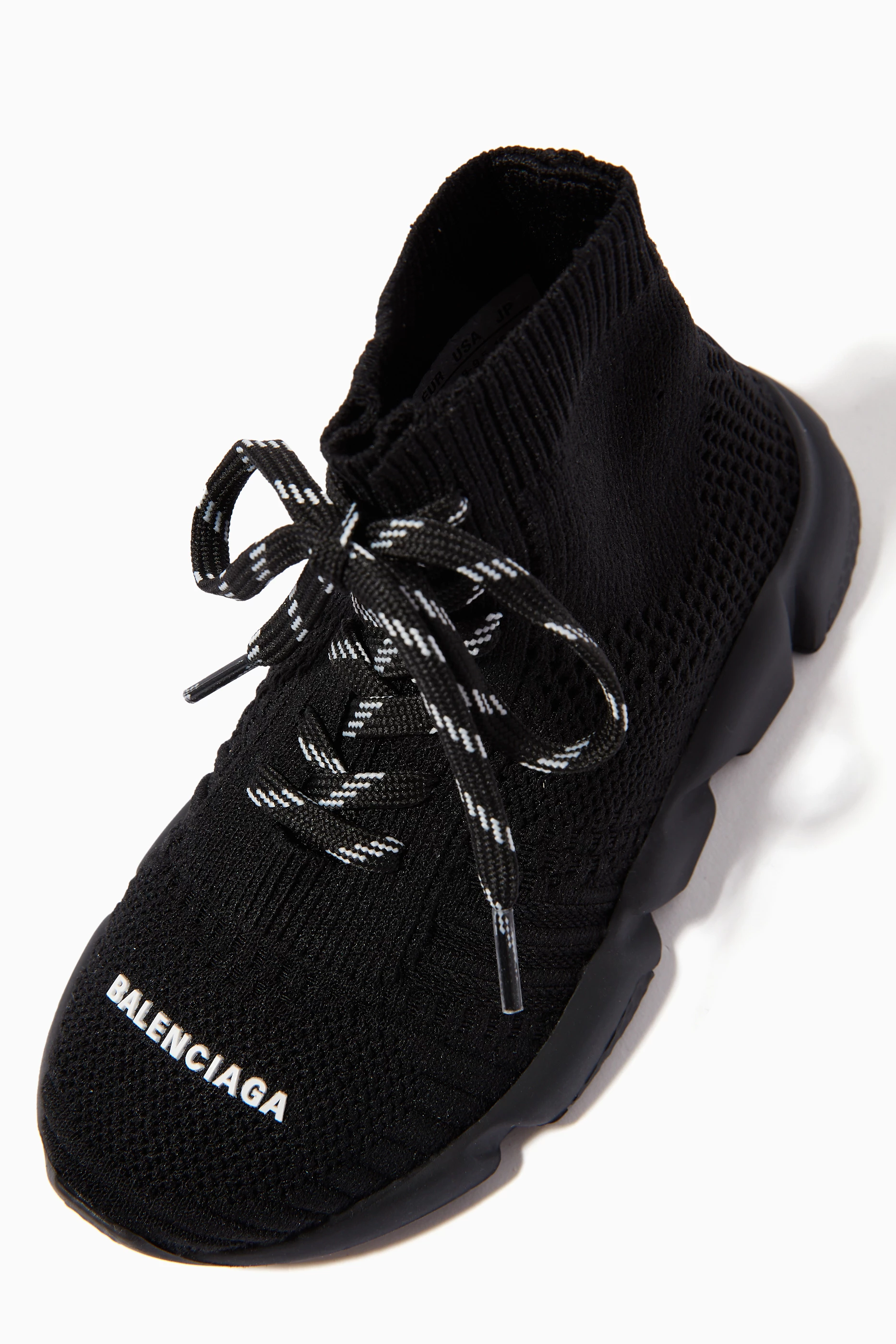 Buy Balenciaga Black Speed Lace up Sneakers in Technical Knit For UNISEX Online Ounass Bahrain